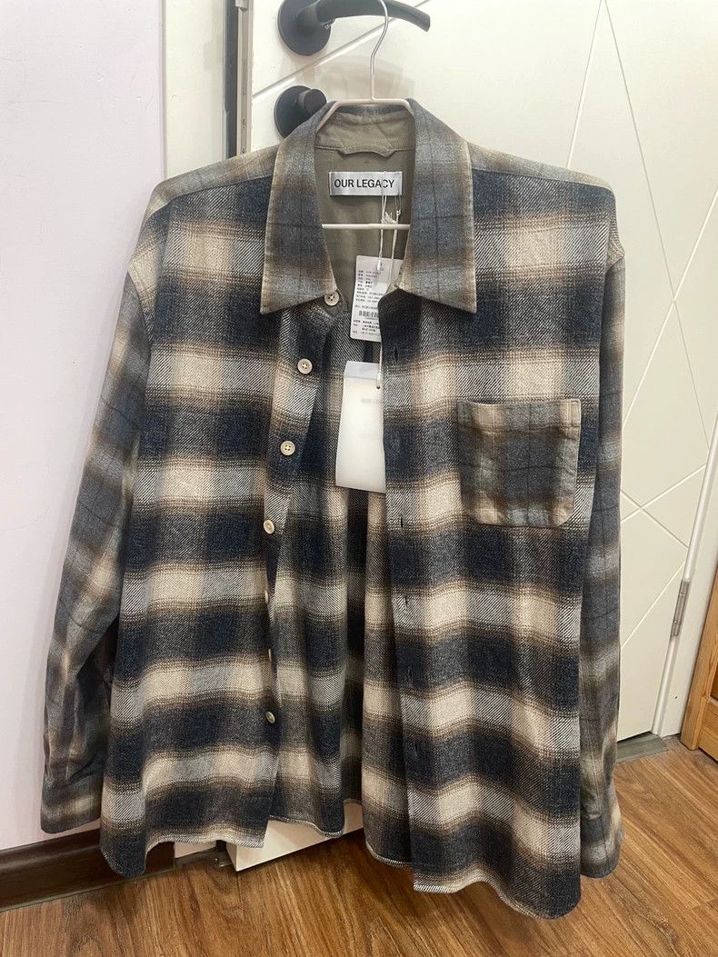 Our Legacy our legacy size 52 Flannel shirt 2502-Nextarrow Size US L / EU 52-54 / 3 - 1 Thumbnail