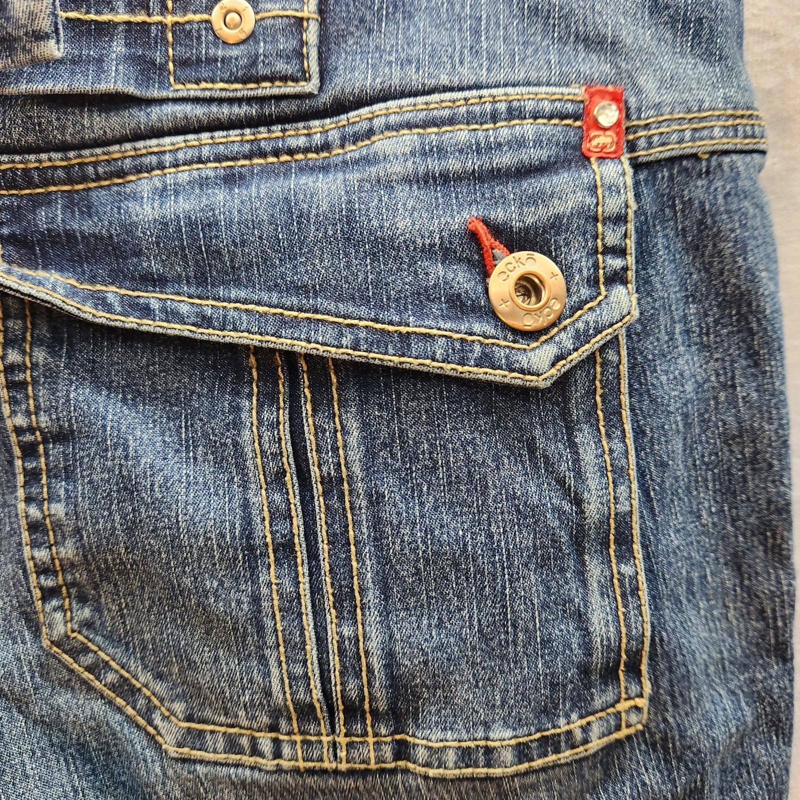 Ecko Unltd. Vintage Ecko Red Womens Blue Jeans Embroidered Size 11 Size 30" / US 8 / IT 44 - 10 Thumbnail