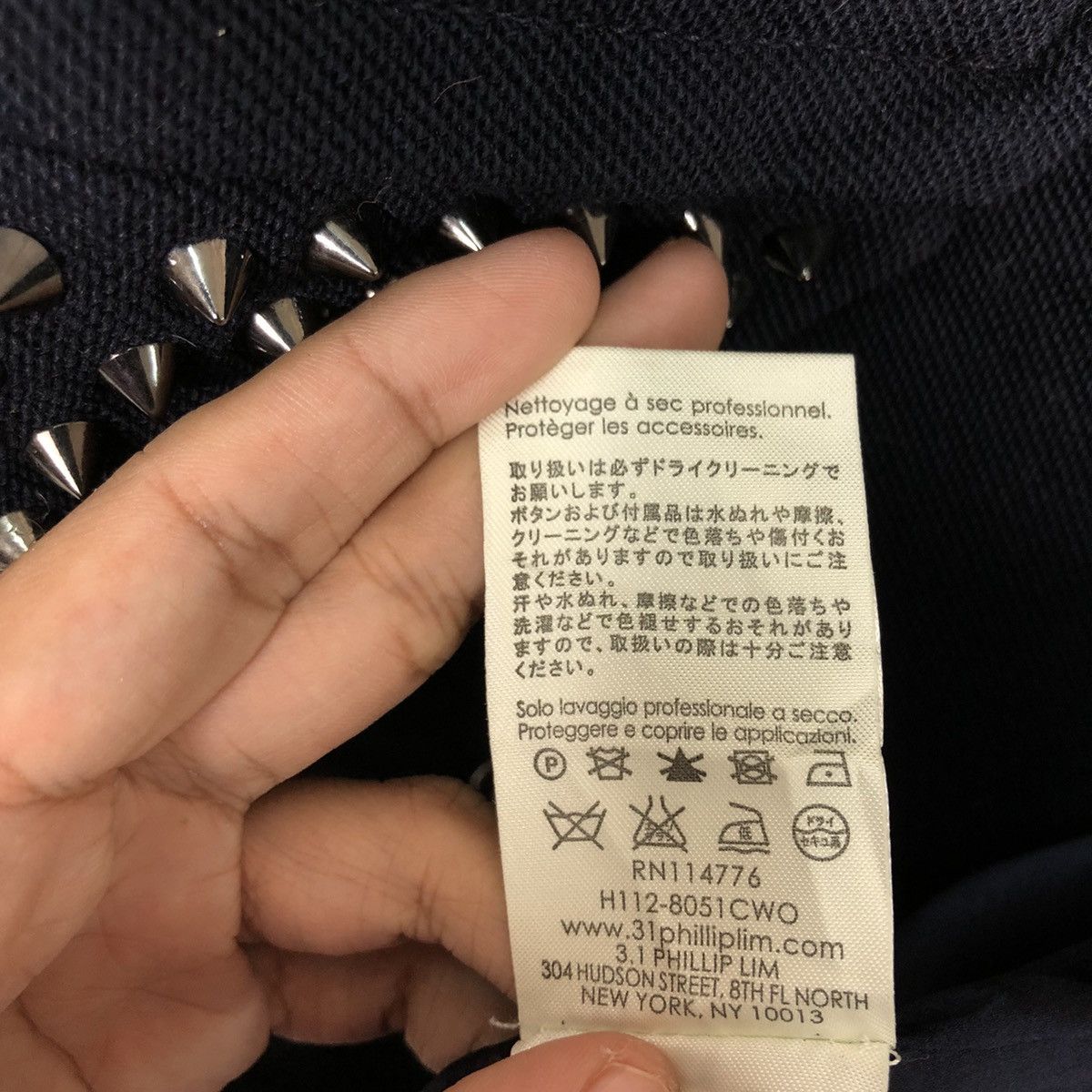 Japanese Brand 🔥Fetish Design Punk Style Philiplim Wool Double Breast Size US M / EU 48-50 / 2 - 14 Thumbnail