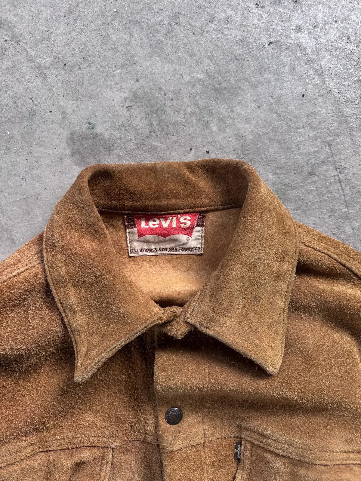 Levi's True Vintage 60s Levis Big E Suede Leather Jacket Size US M / EU 48-50 / 2 - 6 Thumbnail