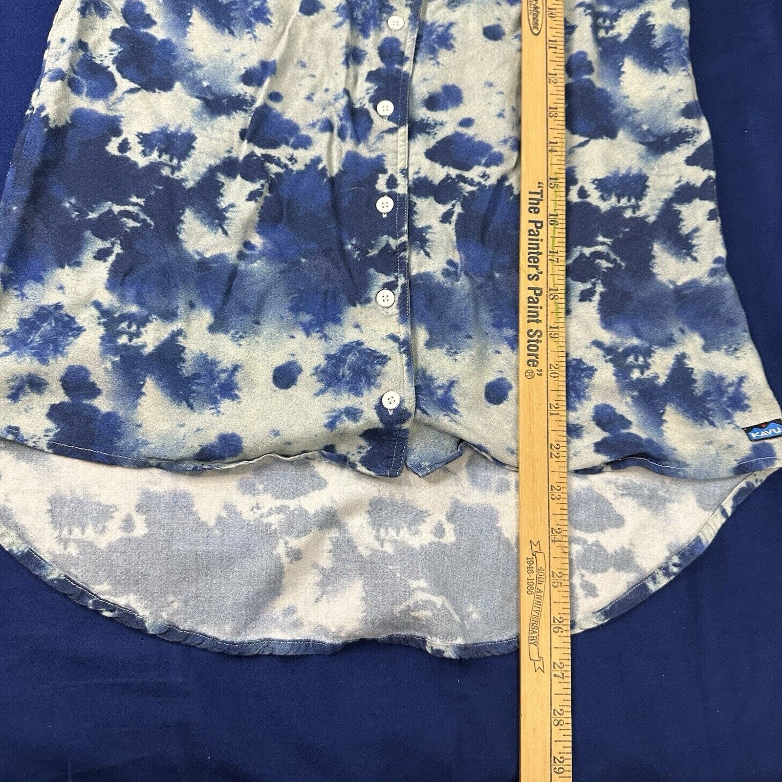 KAVU Kavu Tank Top XS Tie Dye Beryl Scoop Neck Hiking Button Up Size XS / US 0-2 / IT 36-38 - 2 Thumbnail