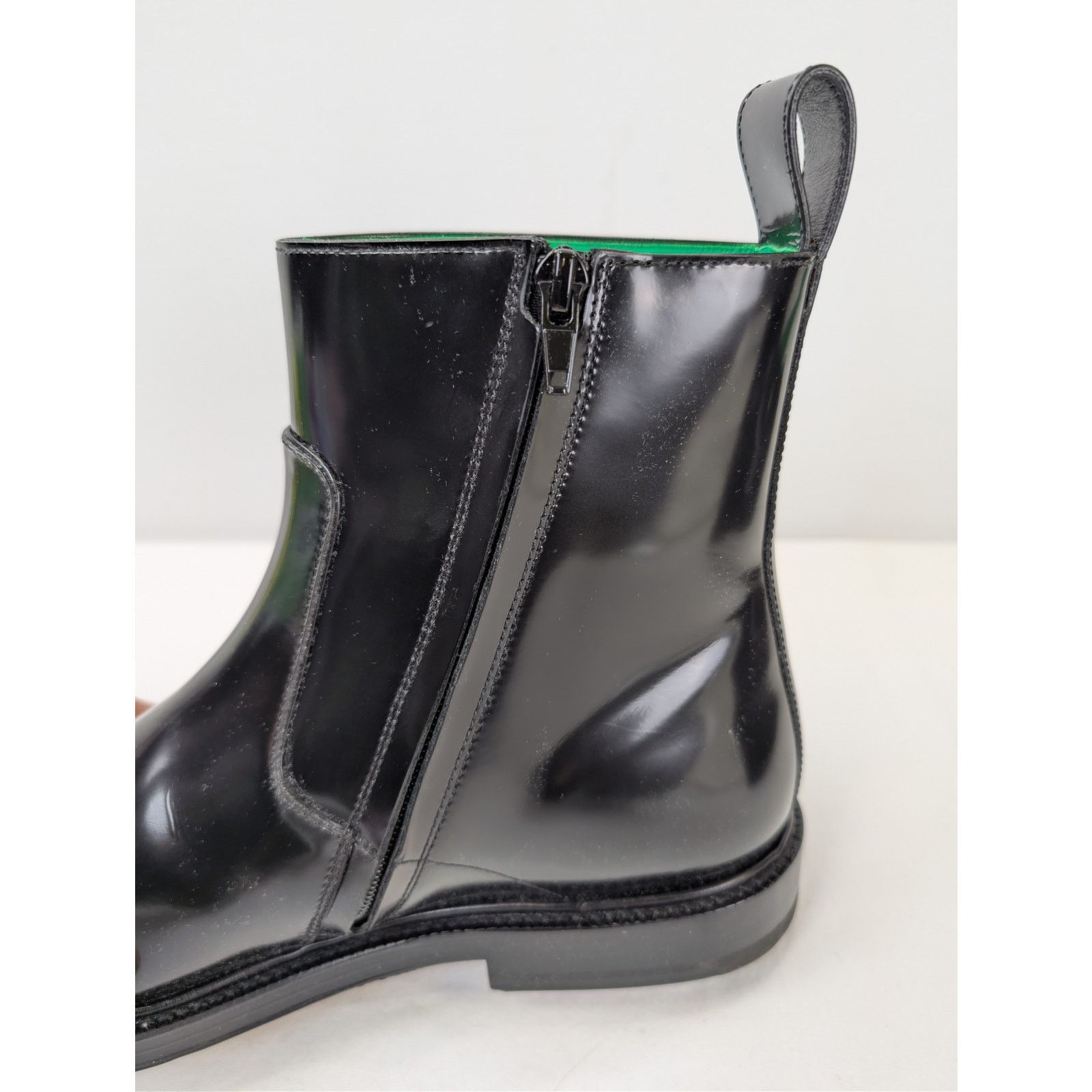 Bottega Veneta o1rshd1 Okinawa Brush Ankle Boots Calfskin in Black Size US 10 / EU 43 - 15 Thumbnail