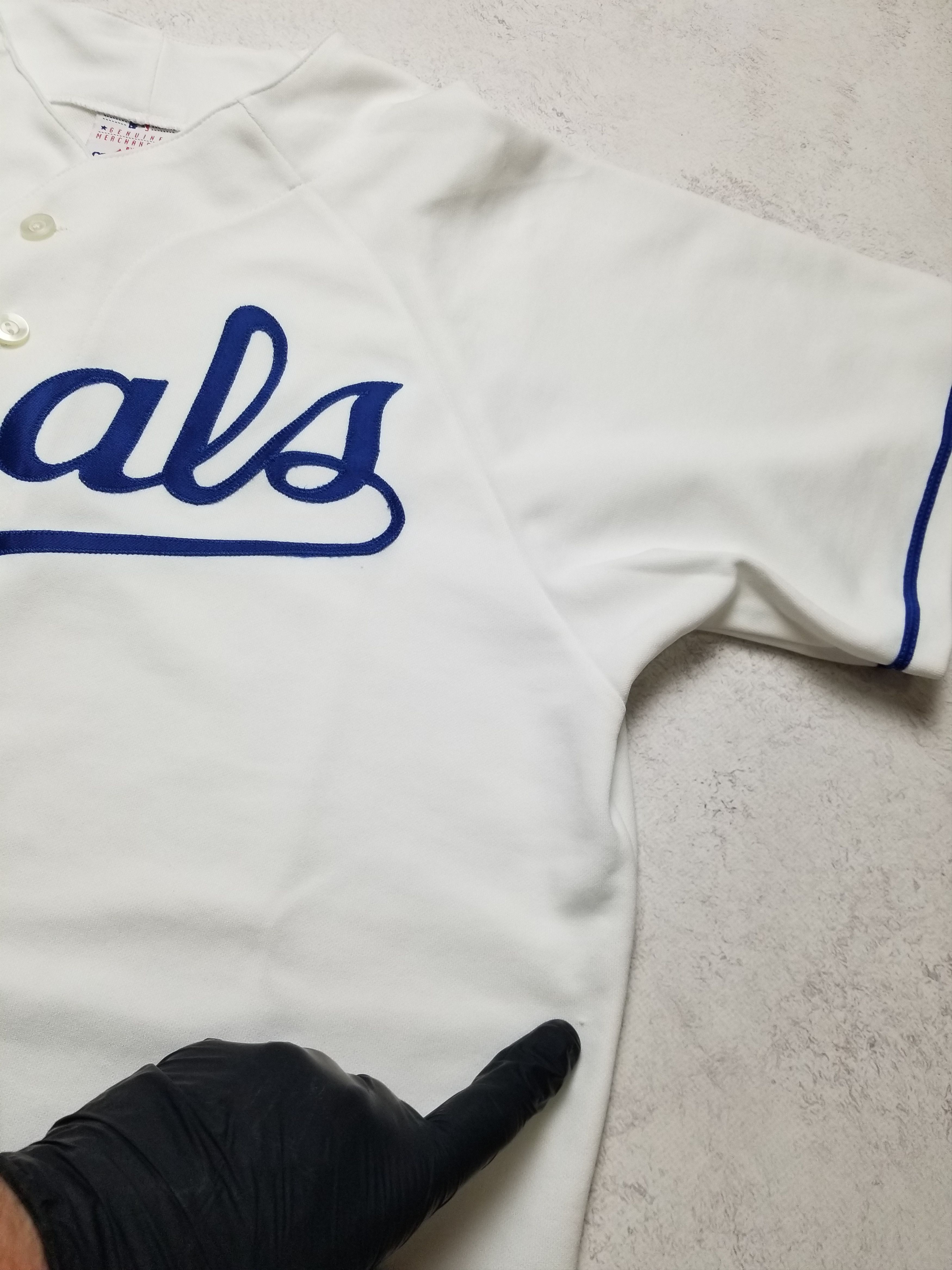 Majestic Kansas City Royals Majestic Official White MLB Blank Jersey Size US M / EU 48-50 / 2 - 4 Thumbnail