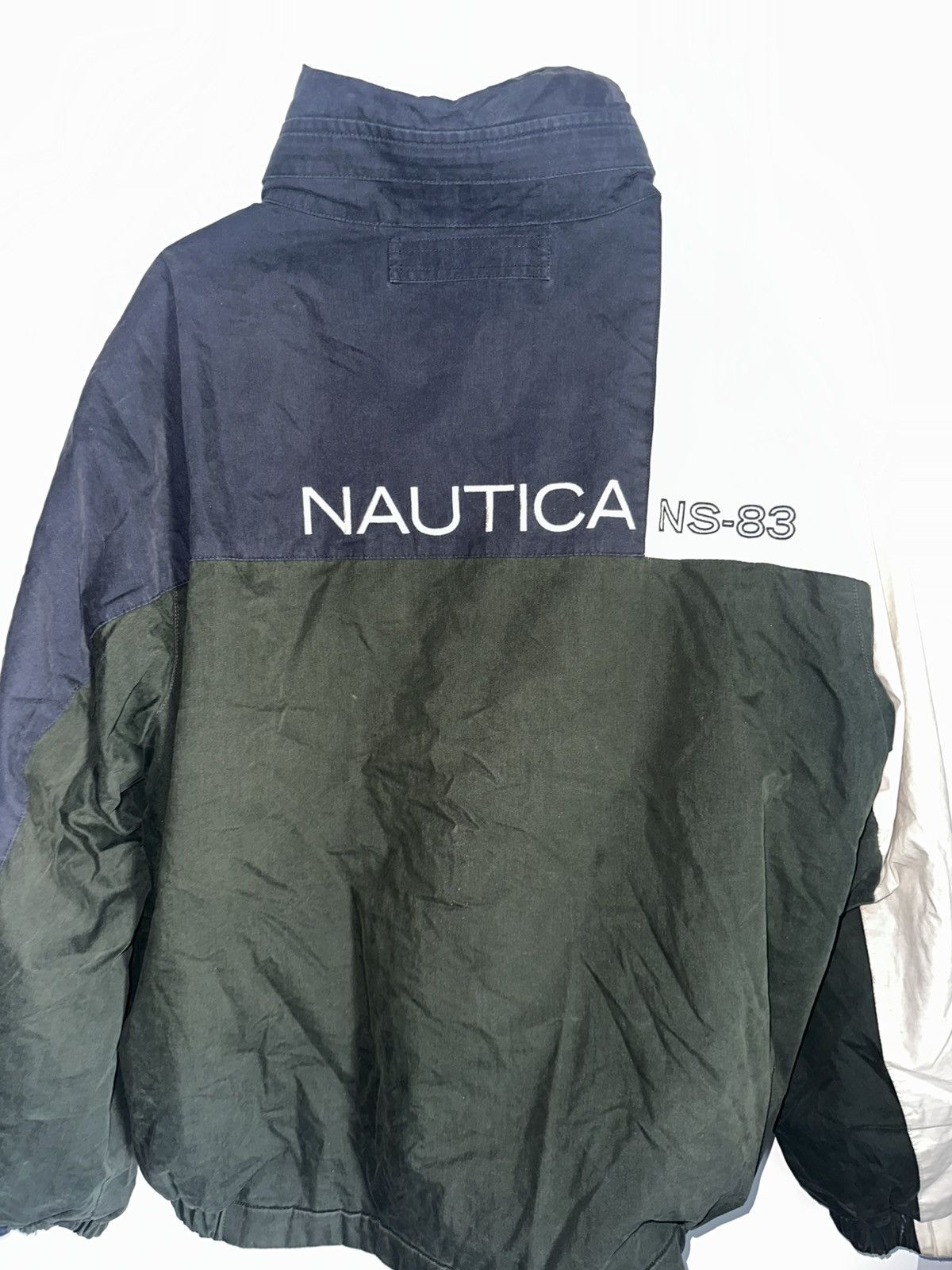 Nautica Vintage Competition Heavy Windbreaker Coat by Nautica Size US M / EU 48-50 / 2 - 2 Thumbnail