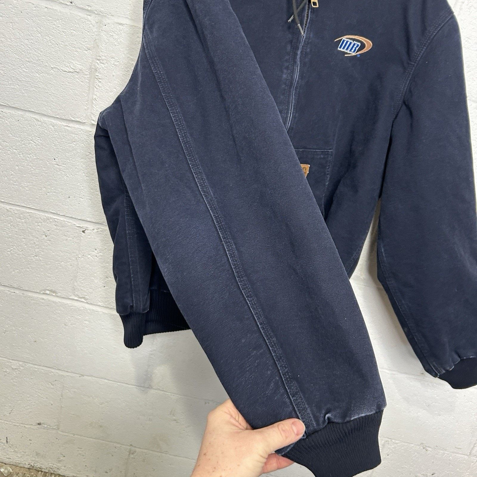 Carhartt Vintage Carhartt Hooded Active Jacket “Midnight Blue” J130 Size US L / EU 52-54 / 3 - 4 Thumbnail