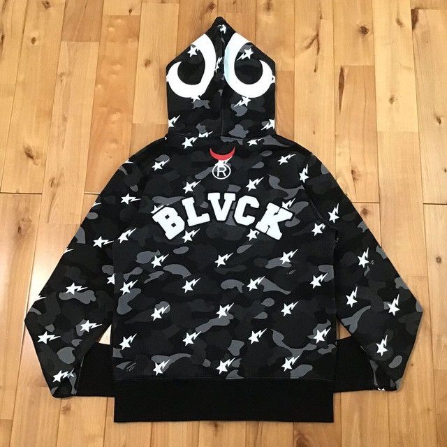 Bape × Black Scale BAPE × BLACK SCALE Shark full zip hoodie abathing ape Size US S / EU 44-46 / 1 - 2 Thumbnail