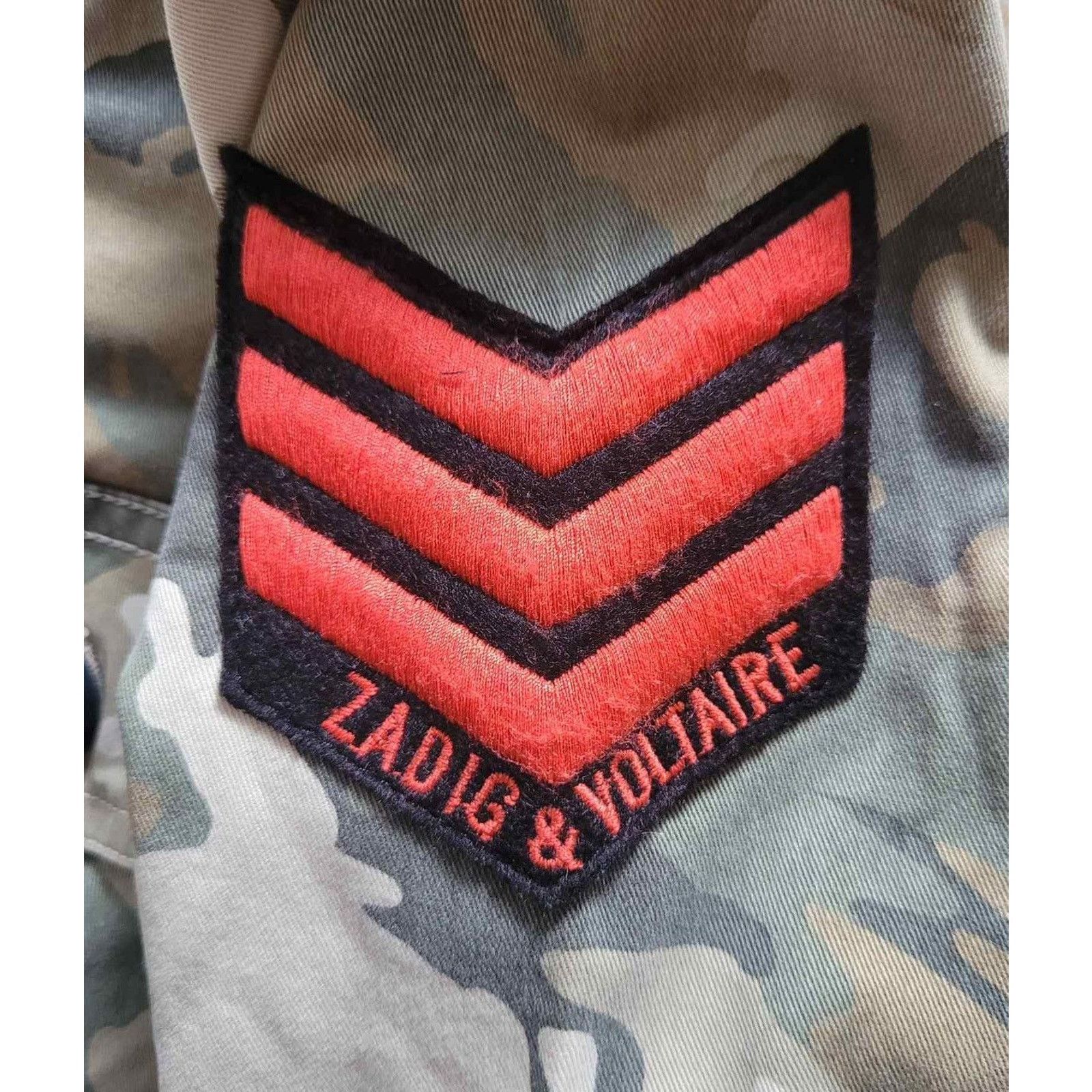 Zadig & Voltaire Zadig&Voltaire womens camo military multipocket shirt jacket Size S / US 4 / IT 40 - 6 Thumbnail