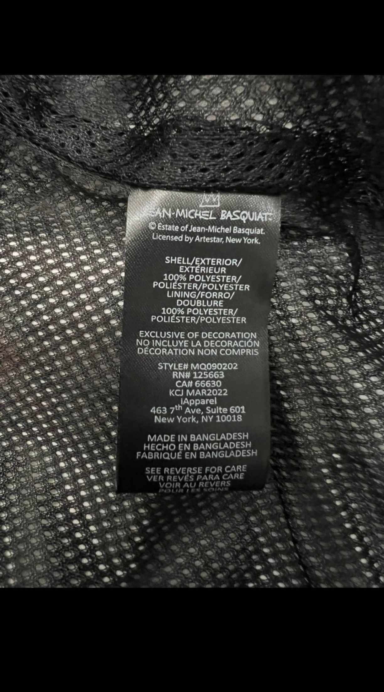 Jean-Michel Basquiat × Members Only Members Only "Jean-Micheal Basquiat" Windbreaker Size US M / EU 48-50 / 2 - 1 Thumbnail
