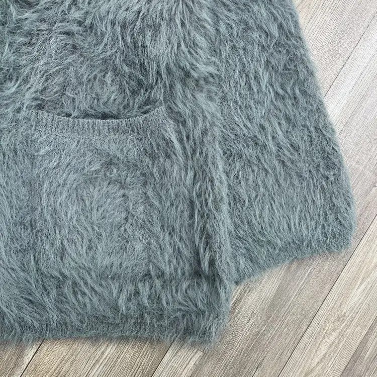 Japanese Brand Issey Miyake PLST Faux Fur Mohair Cardigan Size US M / EU 48-50 / 2 - 5 Thumbnail