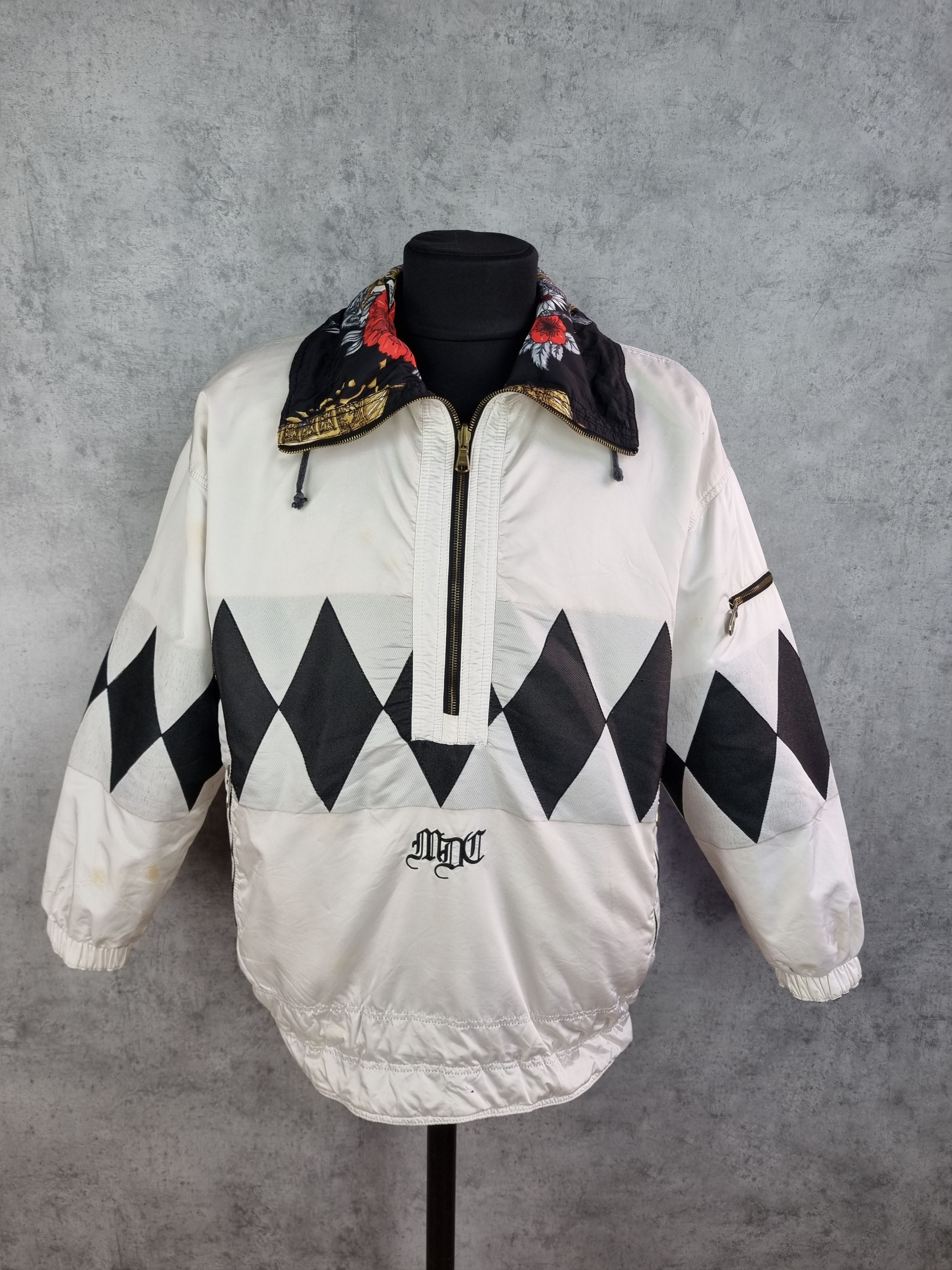 Japanese Brand 80s Stairway to Heaven 2 side Anorak jacket VERSACE style Size US L / EU 52-54 / 3 - 12 Thumbnail