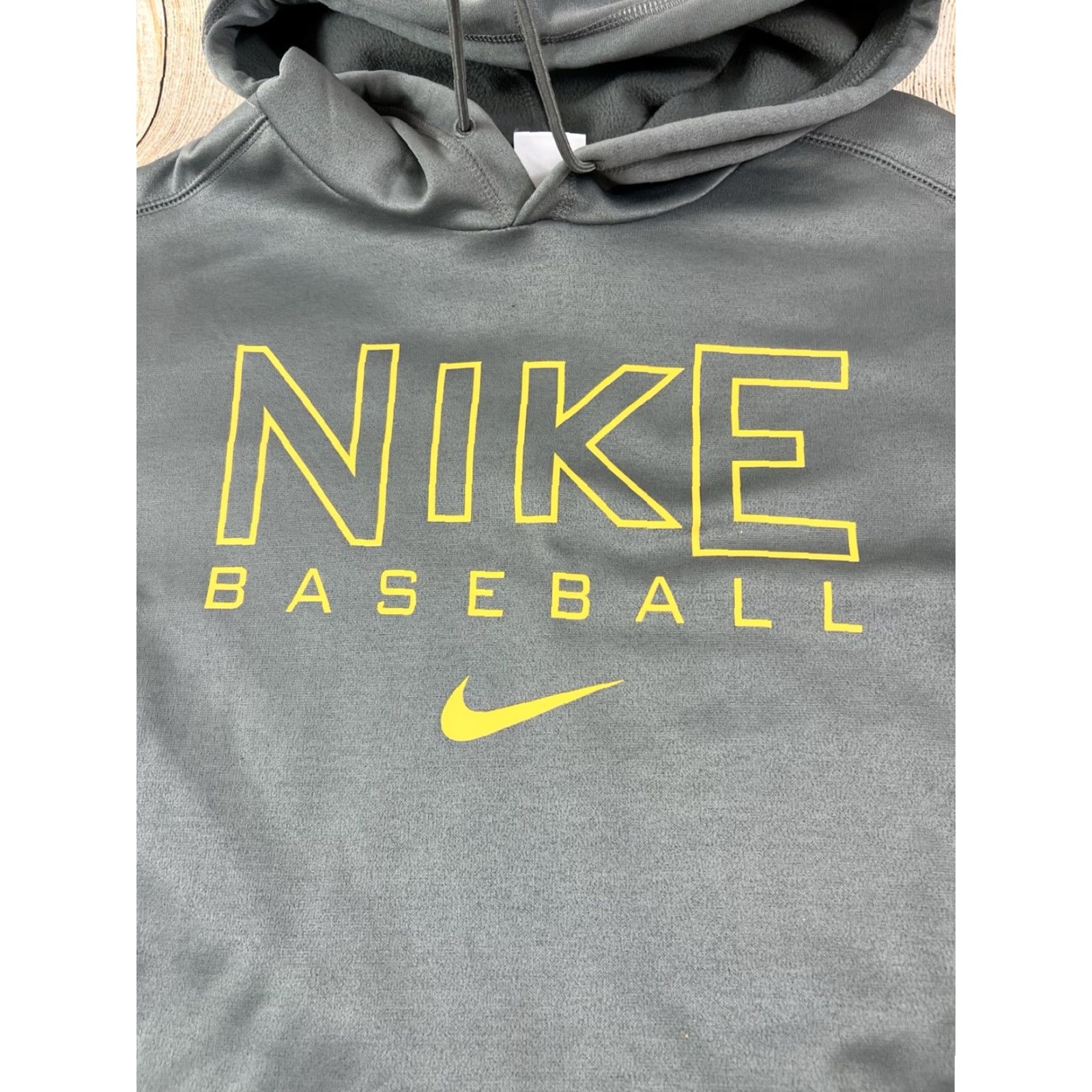 Nike Mens Nike Baseball Hoodie Therma Fit Training Sweatshirt Gray Size Medium Size US M / EU 48-50 / 2 - 2 Thumbnail