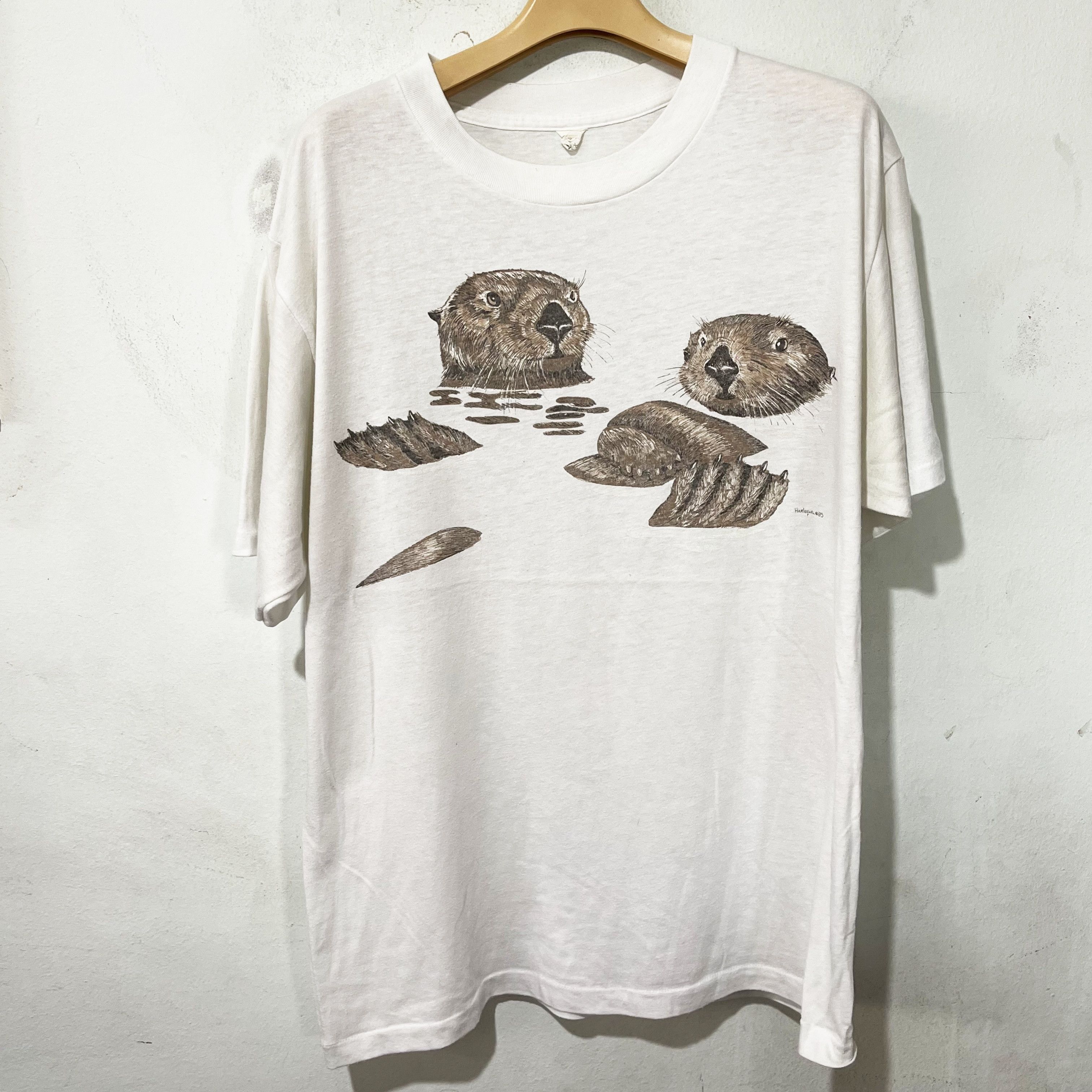 Vintage Vintage 1985 Sea otter Shirt Size US L / EU 52-54 / 3 - 1 Thumbnail