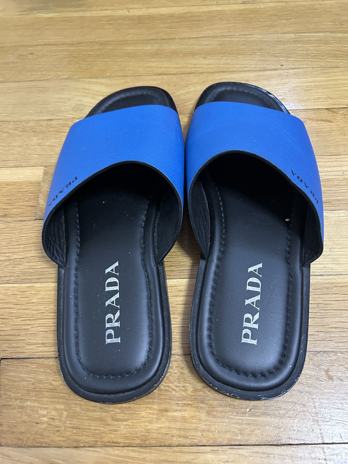 Prada Prada slippers blue Size US 9 / EU 42 - 2 Thumbnail