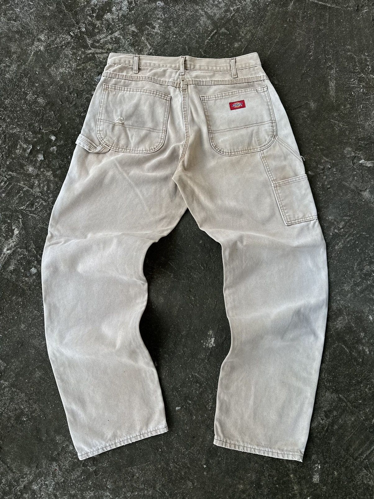 Carhartt × Dickies (32x32) Crazy Sun Faded Dickies Carpenter Pants Brown/Tan Size US 32 / EU 48 - 6 Thumbnail