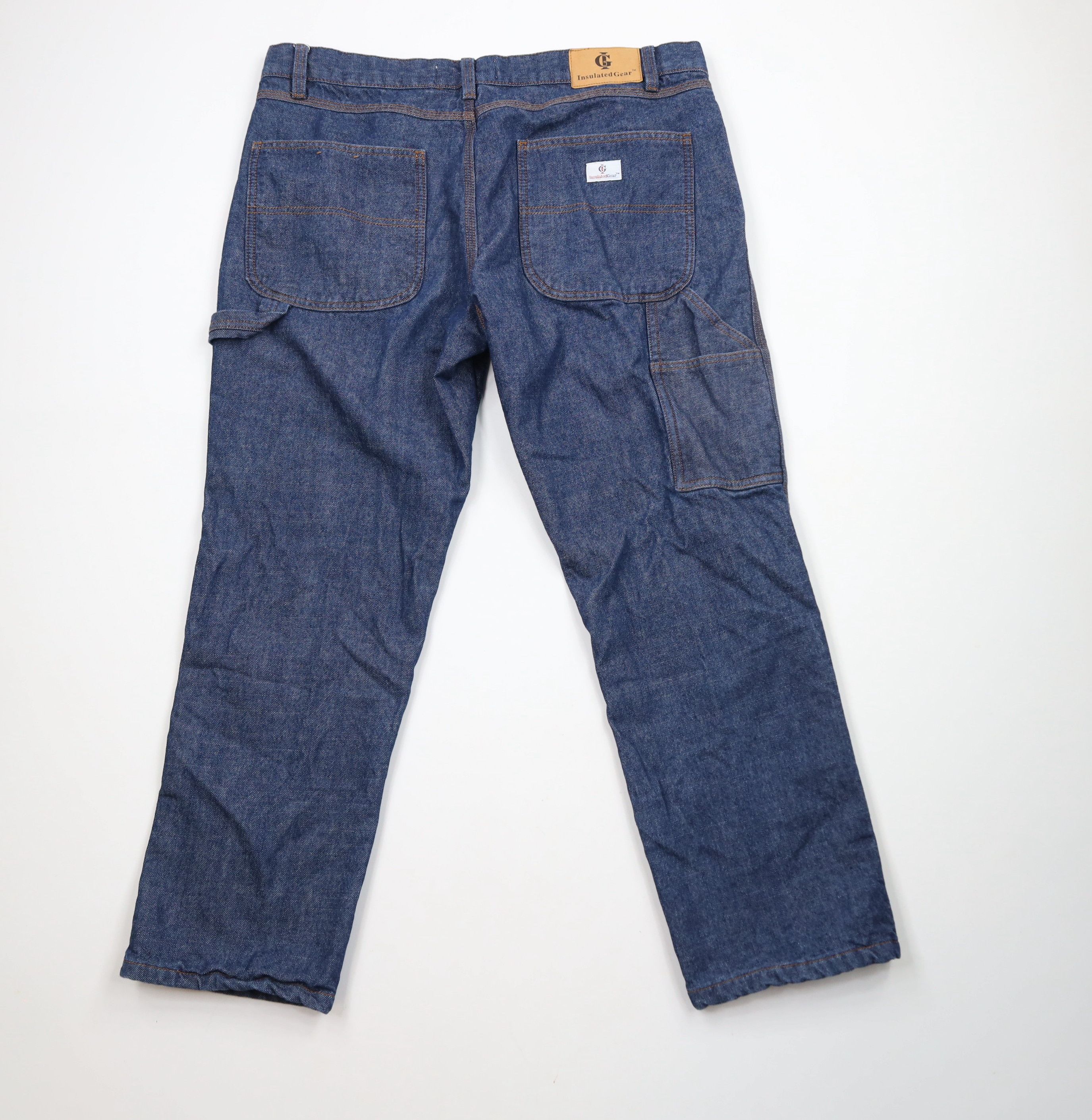 Vintage Vintage Streetwear Fit Flannel Lined Denim Jeans Blue Cotton Size US 36 / EU 52 - 9 Thumbnail