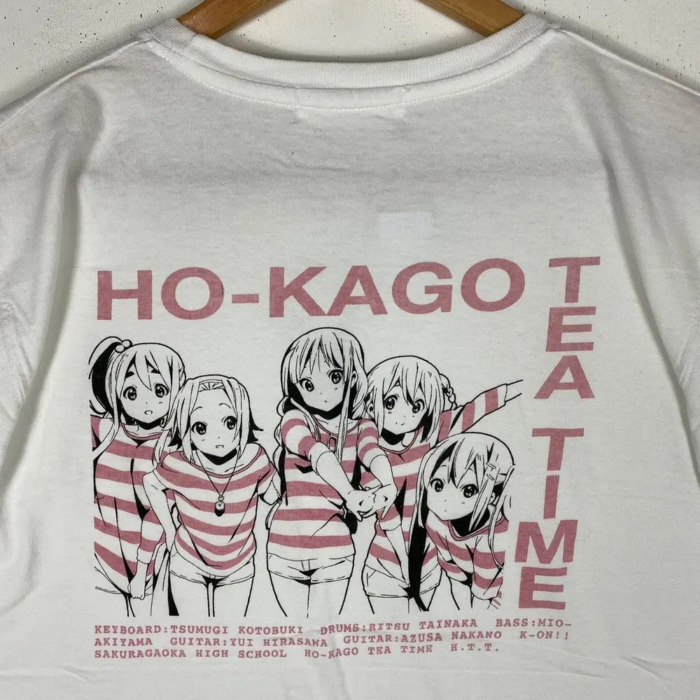 Anime Vintage K-ON HoKago Tea Time Anime Manga Tee Waifus Size US L / EU 52-54 / 3 - 3 Thumbnail