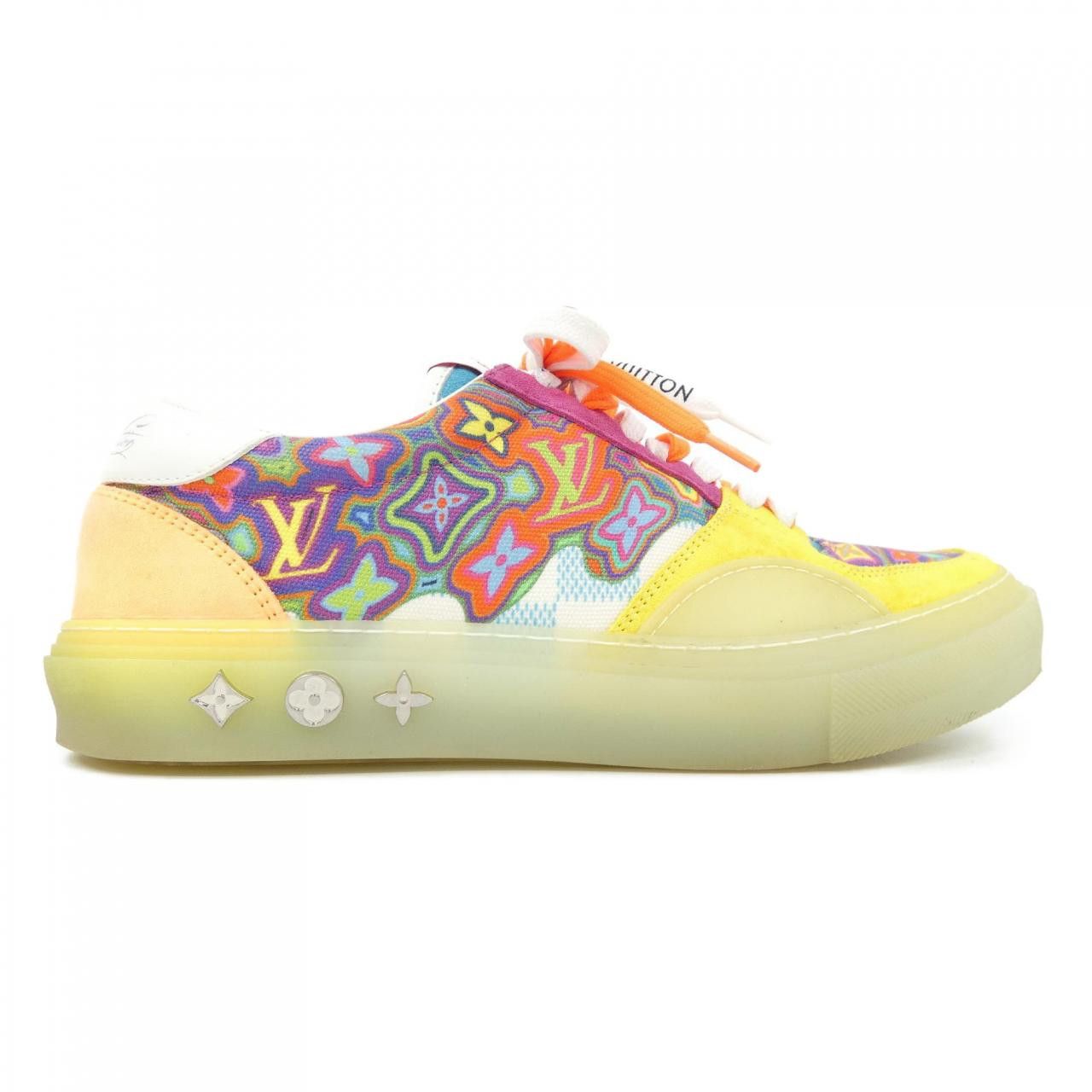 Louis Vuitton Louis Vuitton Louis Vuitton LV Ollie Line Sneakers Leather Shoes DUTY FREE for USA Size ONE SIZE - 1 Thumbnail