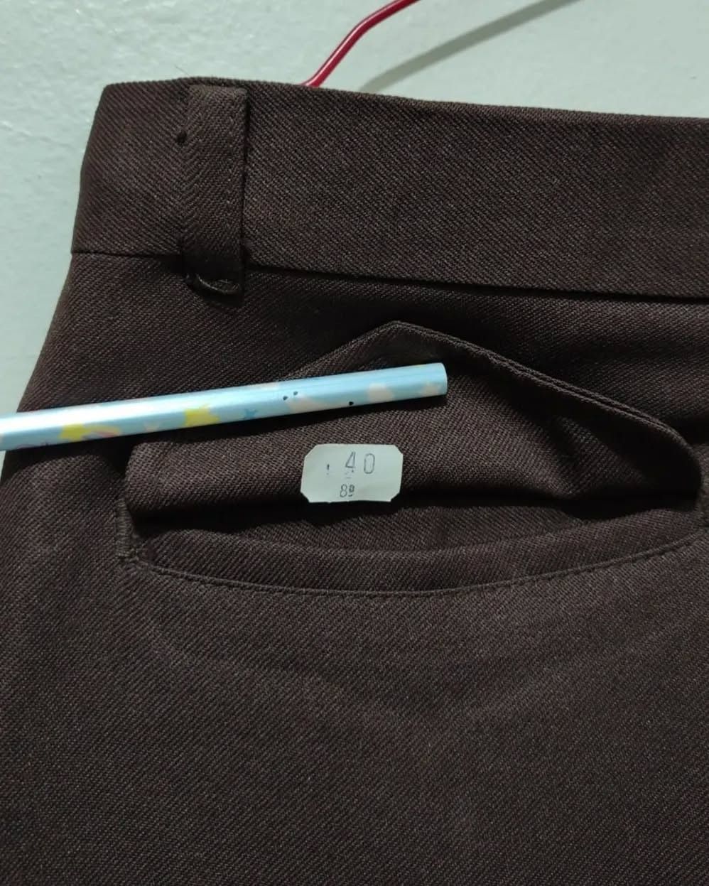 Vintage Vintage New Roads 1970s Mod Pant Talon Zhipper Size US 33 - 10 Thumbnail