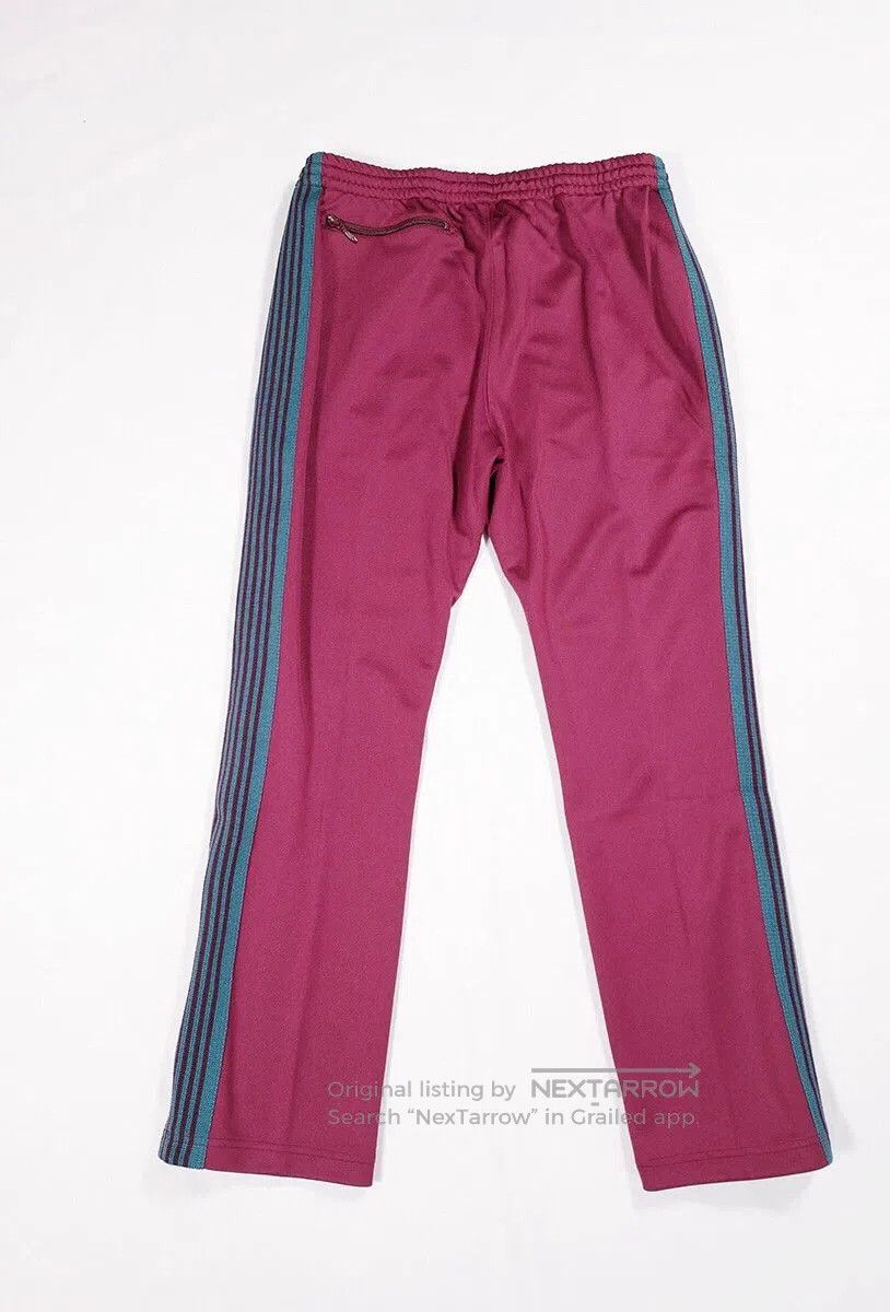 Needles Needles Track Pant in Burgundy with Embroidery. Size US 32 / EU 48 - 4 Thumbnail