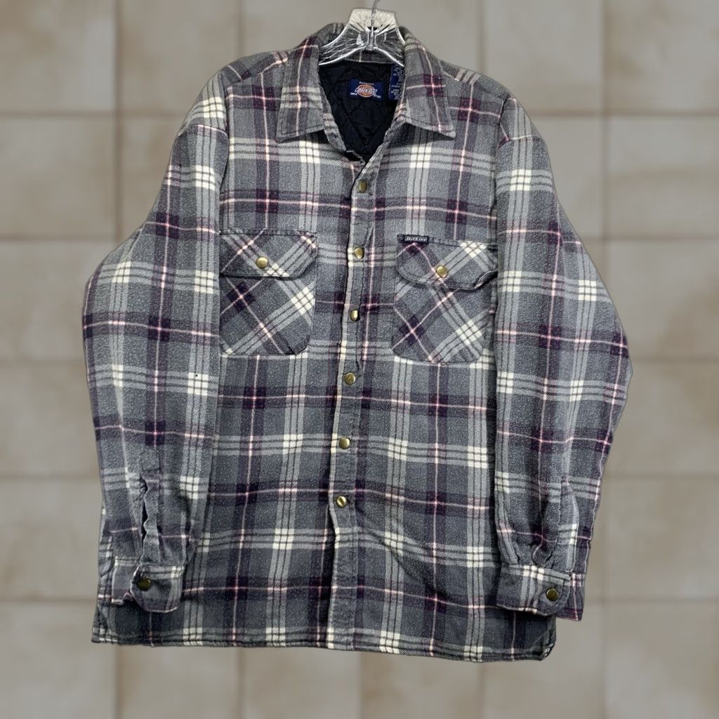 Dickies VINTAGE Dickies 90s Plaid Quilt Lined Jacket Men Large Gray All Seasons Casual Outdoor Size US L / EU 52-54 / 3 - 1 Thumbnail