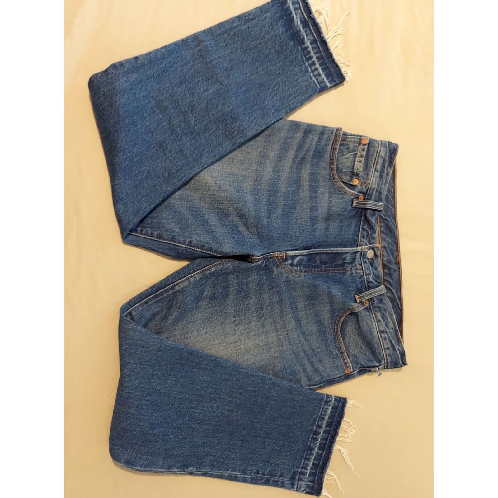 Levi's Mens Levi's 501 Jeans Blue Denim Pants Straight Classic Size 29x32 32x27 Size US 29 - 5 Thumbnail
