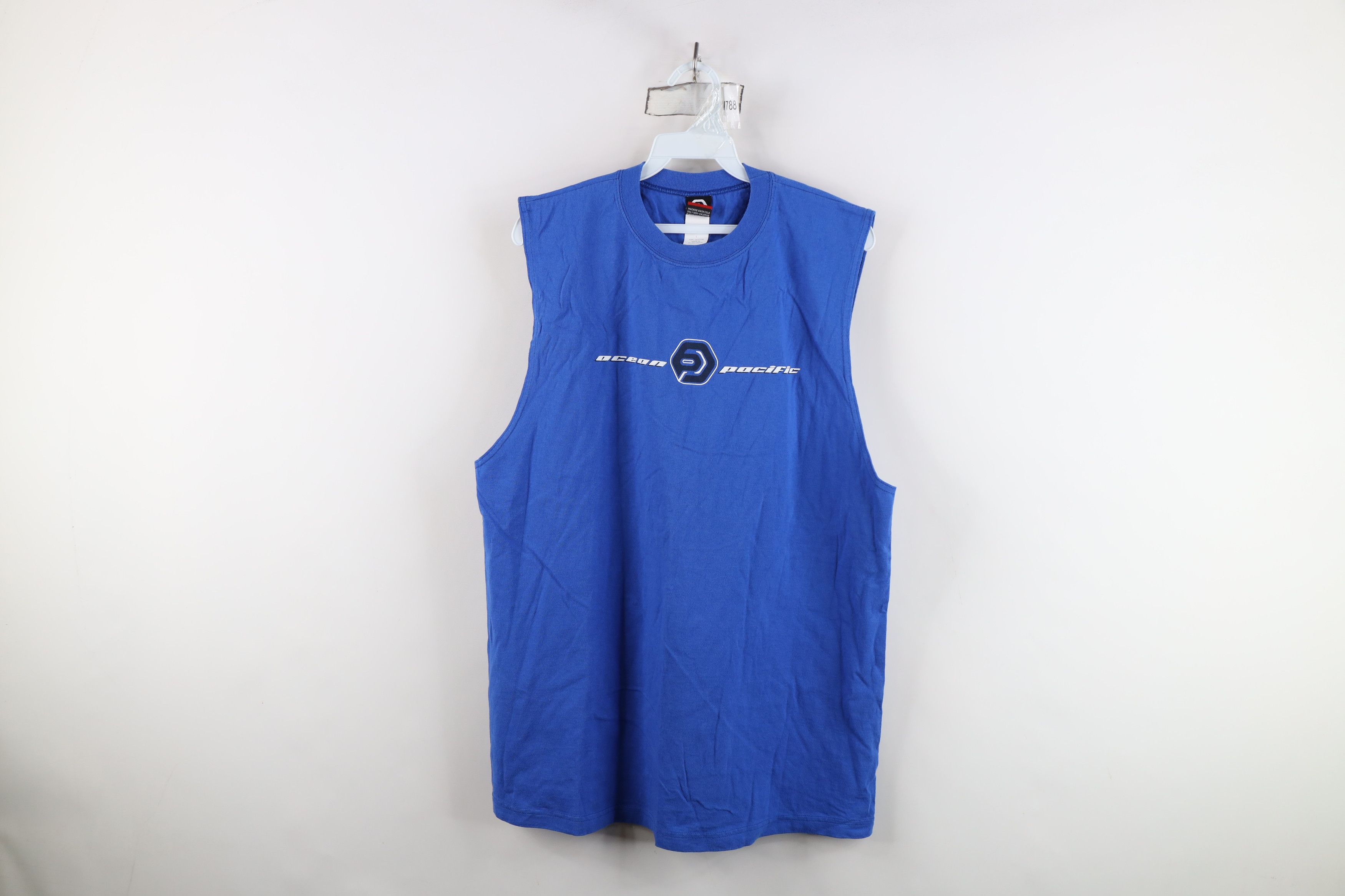 Ocean Pacific Vintage 90s Y2K Ocean Pacific OP Surf Sleeveless T-Shirt Size US L / EU 52-54 / 3 - 1 Thumbnail