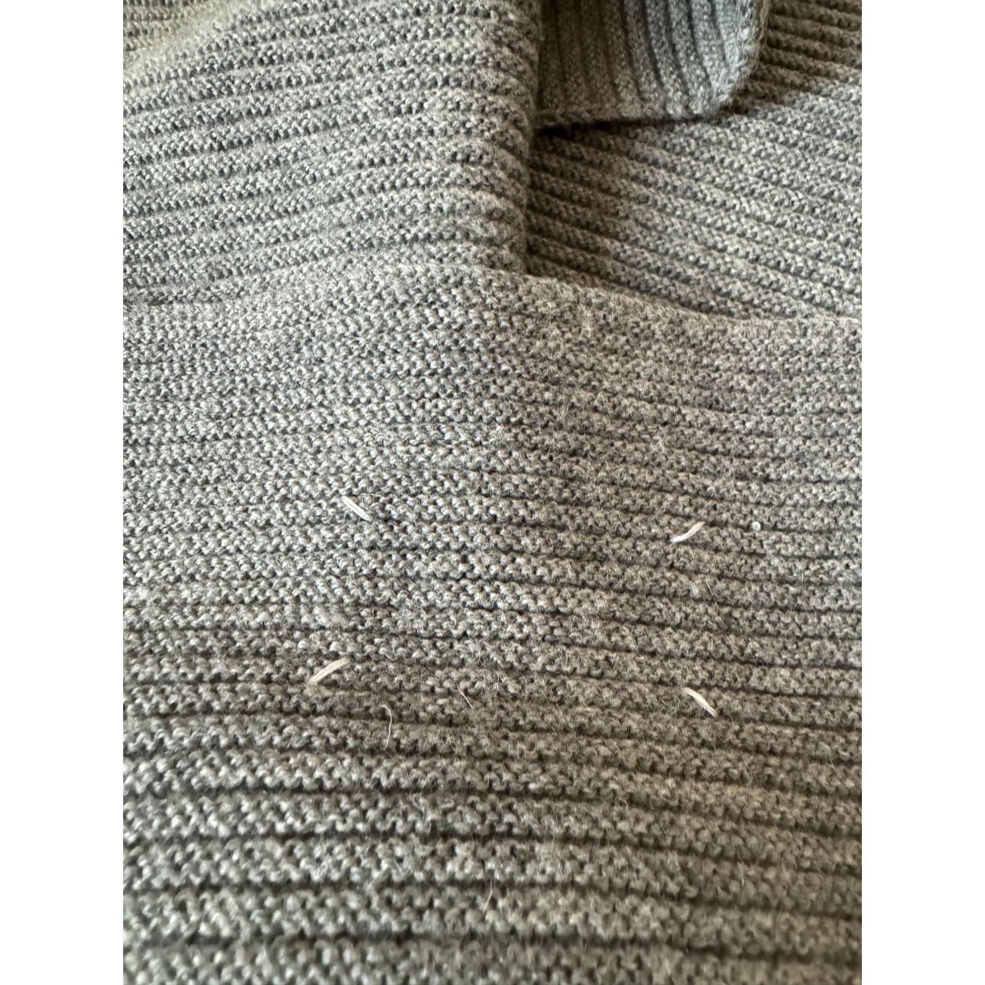 Maison Margiela Early 2000s Line 10 Grey Wool Scarf Size ONE SIZE - 2 Thumbnail