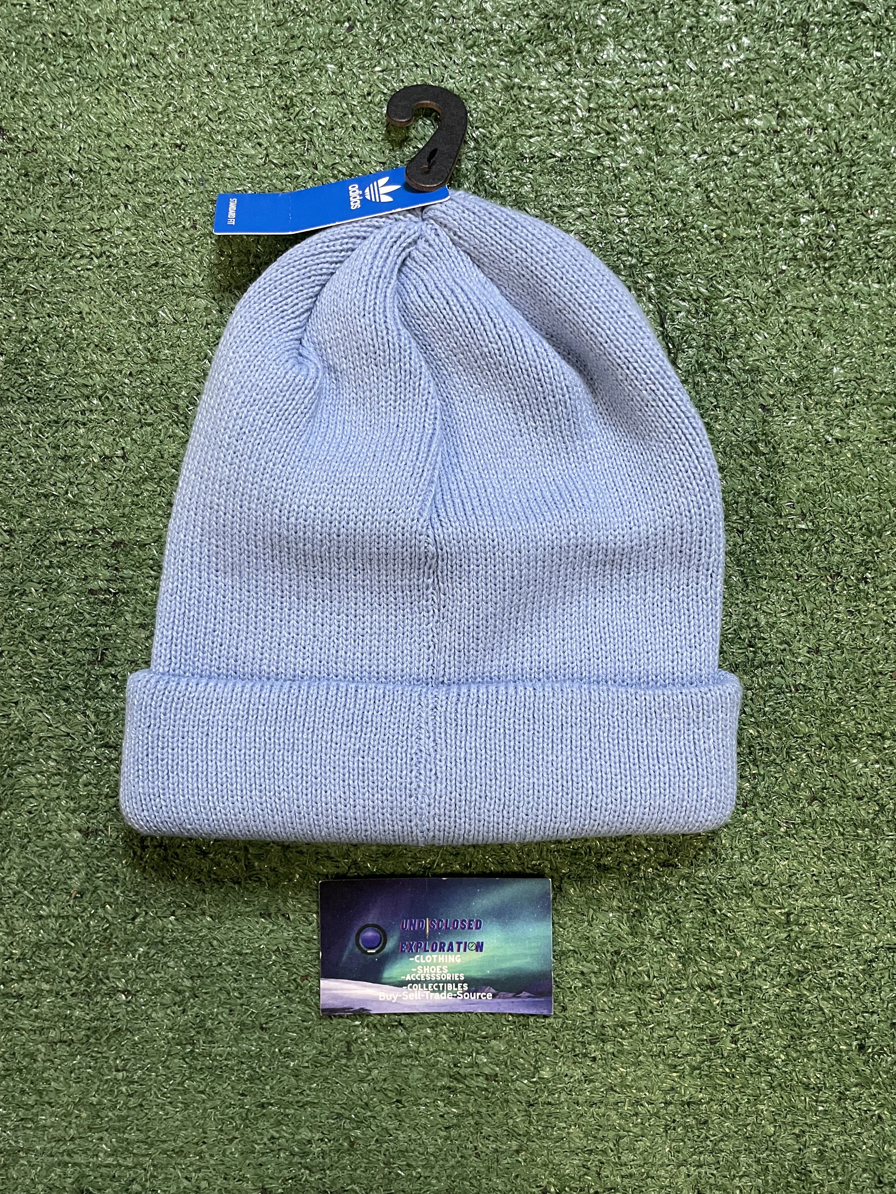 Adidas Adidas ash blue trefoil beanie Size ONE SIZE - 2 Thumbnail