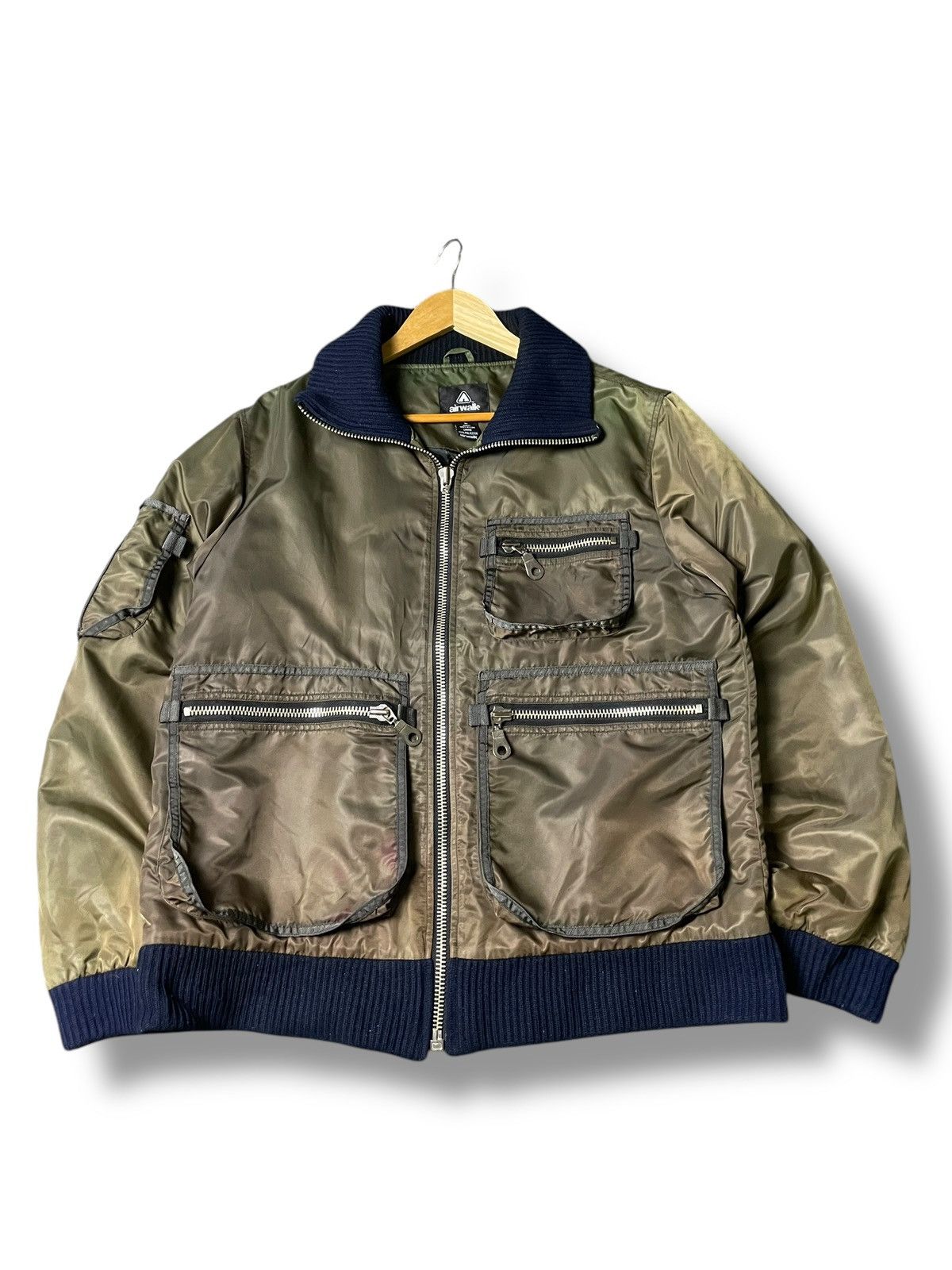 Airwalk × Japanese Brand Airwalk Multipocket Bomber Jacket (54) Size US L / EU 52-54 / 3 - 5 Thumbnail