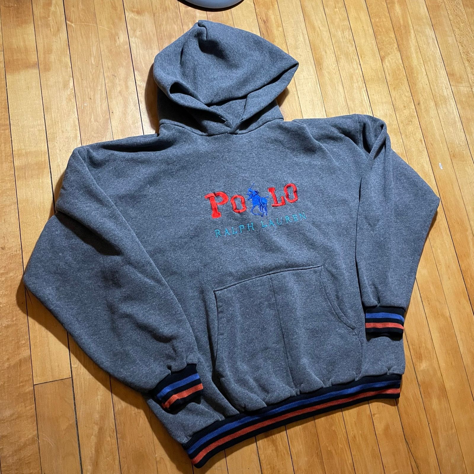 Polo Ralph Lauren 90s Vintage Polo Ralph Lauren Hoodie Sweatshirt Mens XL Size US XL / EU 56 / 4 - 2 Thumbnail