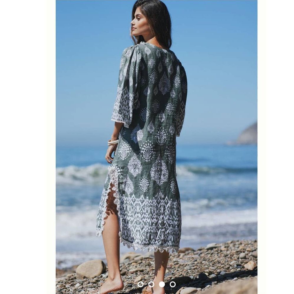Anthropologie New Anthropologie Somi Javi Tunic Dress $395 SMALL Midi Boho Size S / US 4 / IT 40 - 4 Thumbnail