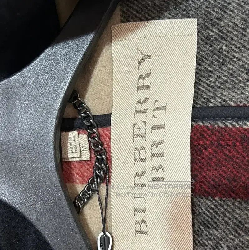 Burberry Wool Long Coat for Men.