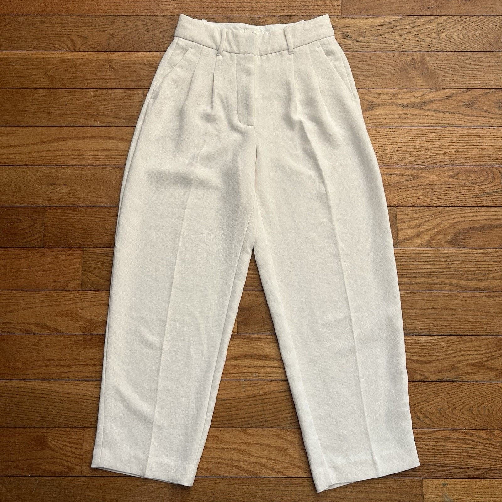 Aritzia Wilfred Effortless Double Pleated Wide Leg Baggy Pants 0 Size 25" / US 0 / IT 36 - 1 Thumbnail