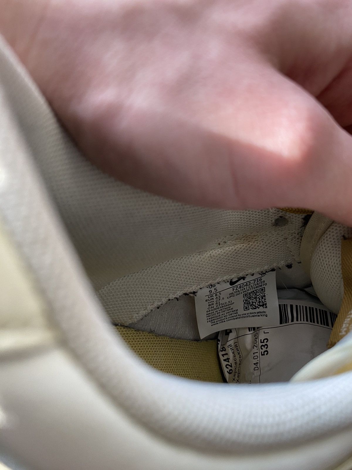 Nike × Vintage Nike Dunk Low Retro Bronzine Coconut Milk ,Drill,Y2K Size US 8.5 / EU 41-42 - 5 Thumbnail