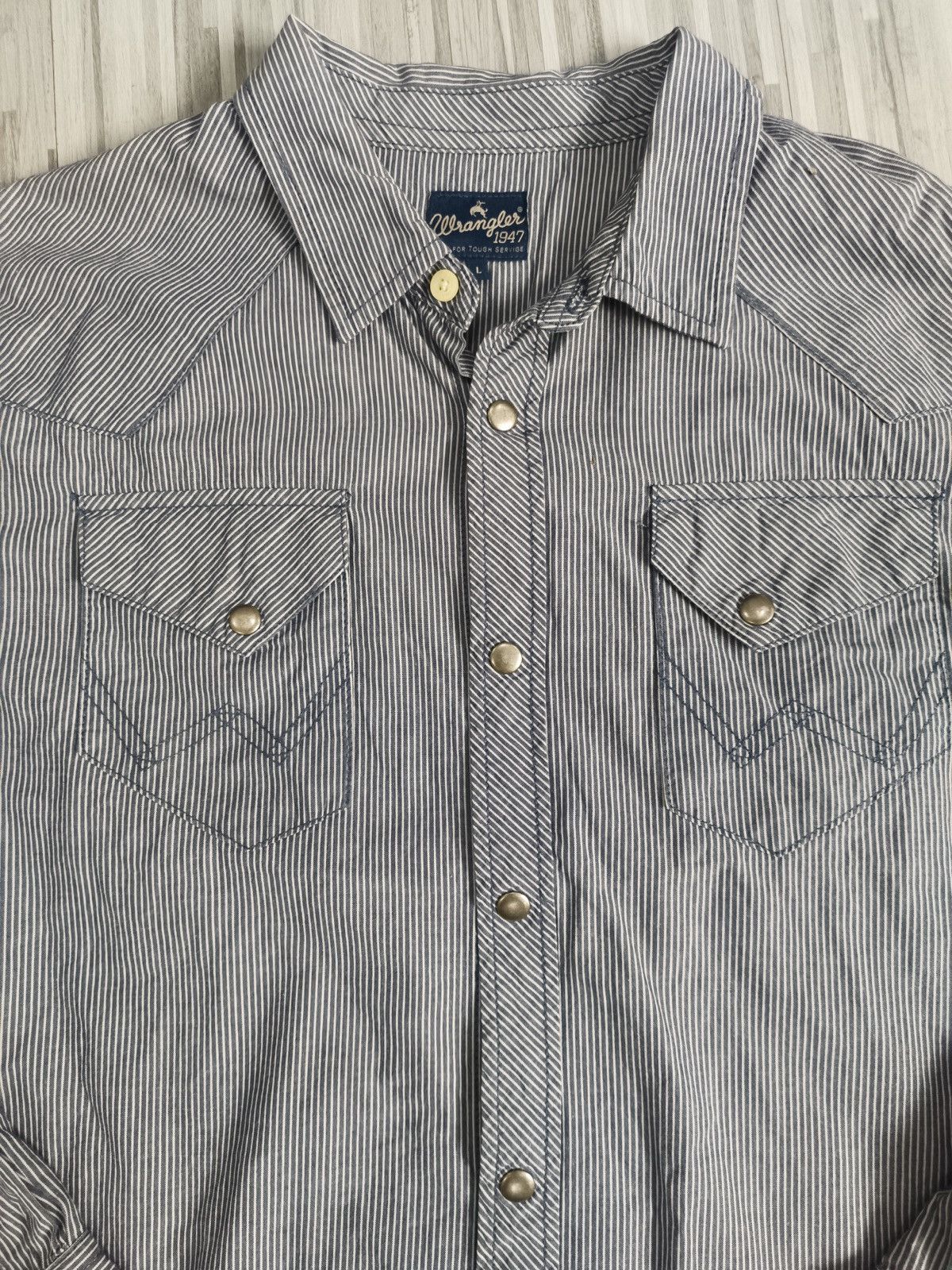 Vintage × Wrangler ✅Accept OFFER 😀 Wrangler Striped Size US L / EU 52-54 / 3 - 1 Thumbnail