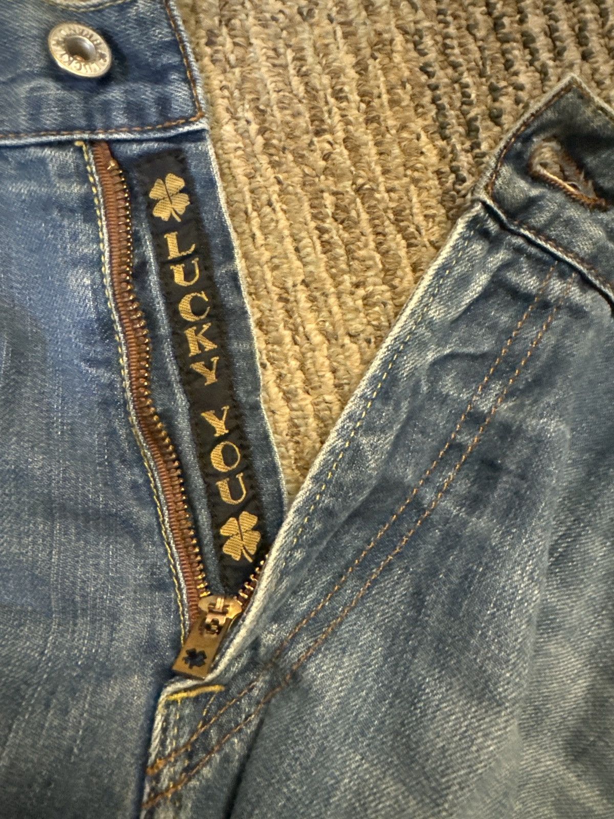 Lucky Brand × Vintage "LUCKY YOU" Vintage Lucky Jeans Size US 38 / EU 54 - 3 Thumbnail
