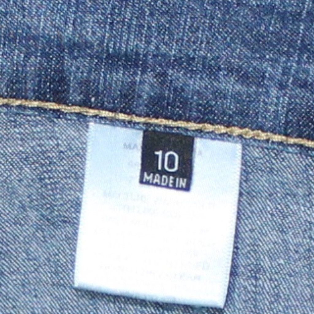 Express Express Roll Hem Cut off Distressed Denim Shorts Size 32" / US 10 / IT 46 - 2 Thumbnail