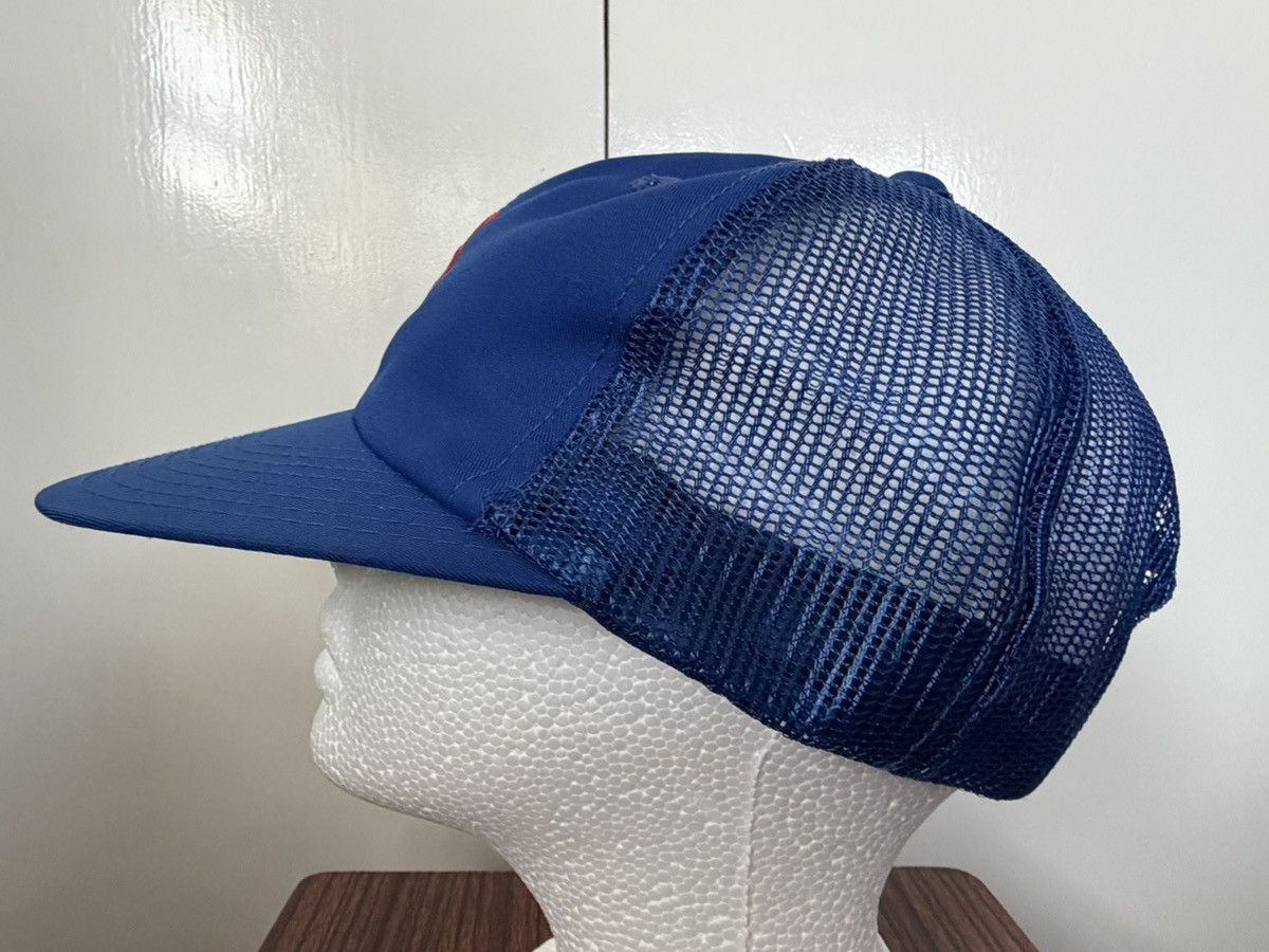 MLB NEW YORK METS BASEBALL CAP TRUCKER HAT MLB VINTAGE 80S 90S Size ONE SIZE - 5 Thumbnail