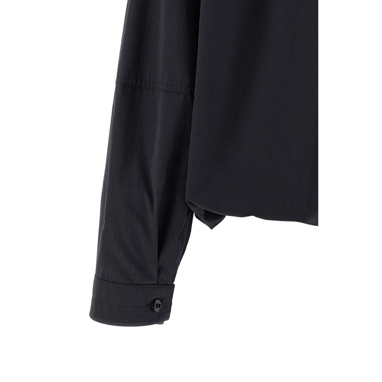 Lemaire LEMAIRE Soft Pleated Blue Cotton Jacket New & Authentic (Wom Size XS / US 0-2 / IT 36-38 - 4 Thumbnail