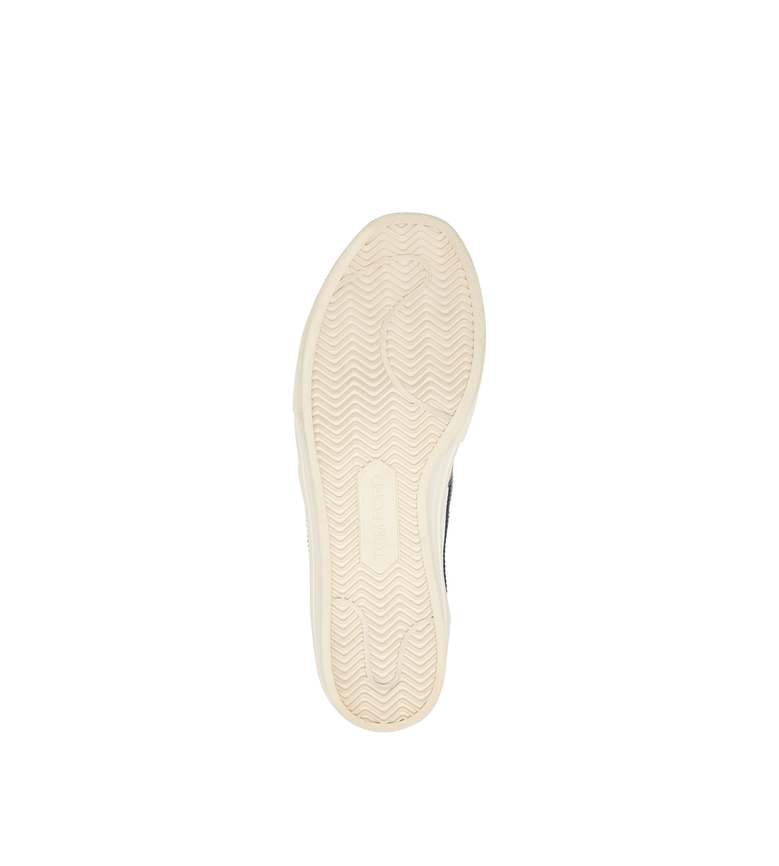 Tom Ford o1s22i1n0125 Leather Sneakers in White & Black Size US 10 / EU 43 - 4 Thumbnail