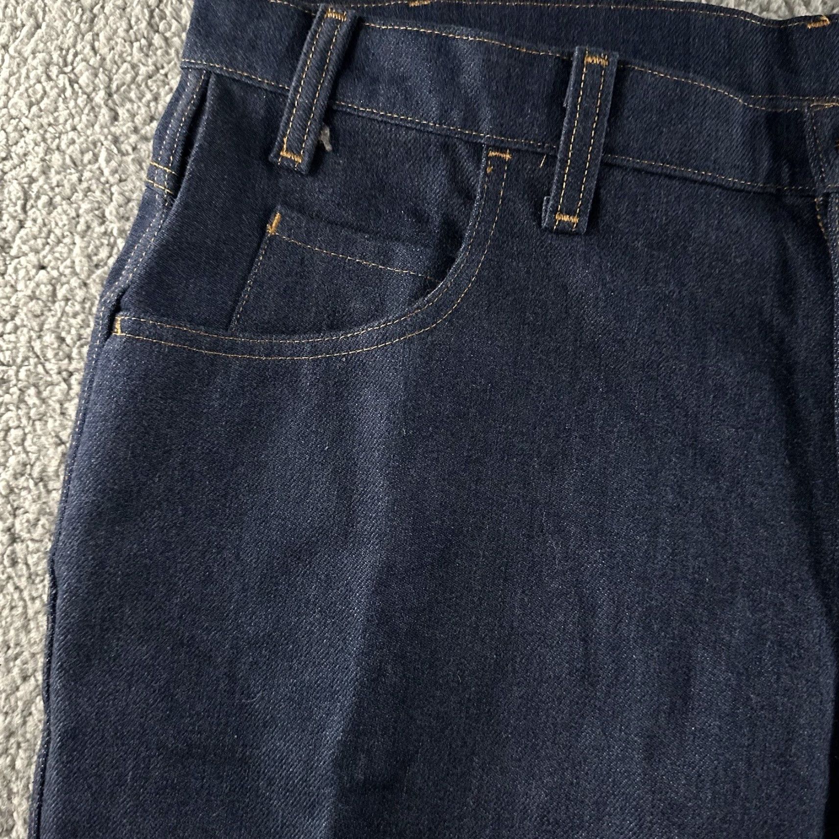 Vintage Flame Resistant Workrite Jeans Blue 40x32 Ultra Soft Cotton Nylon Blend Mens Size US 40 / EU 56 - 3 Thumbnail