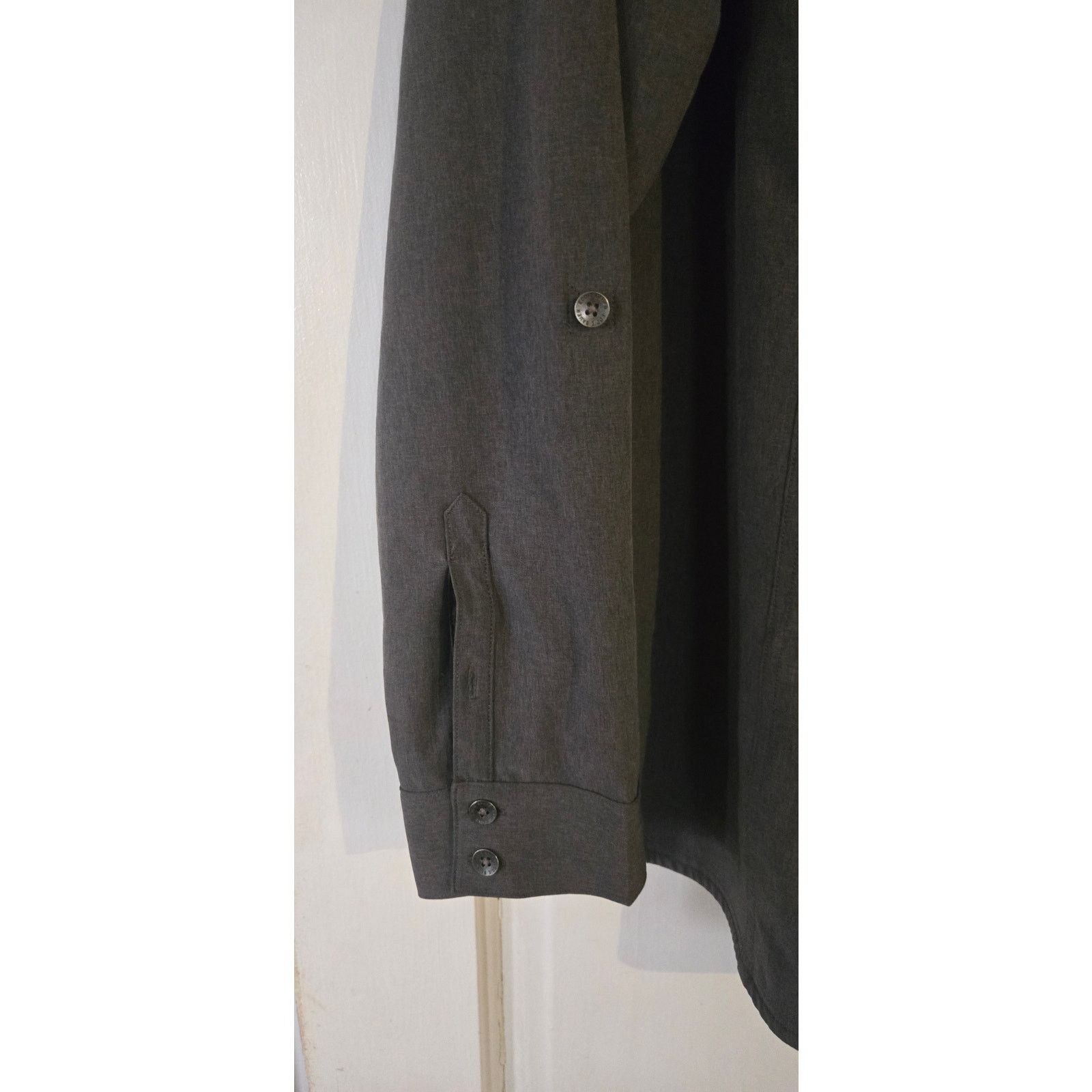 Eddie Bauer Eddie Bauer women's no wrinkle button up, gray size 2X Size XXL / US 16-18 / IT 52-54 - 4 Thumbnail