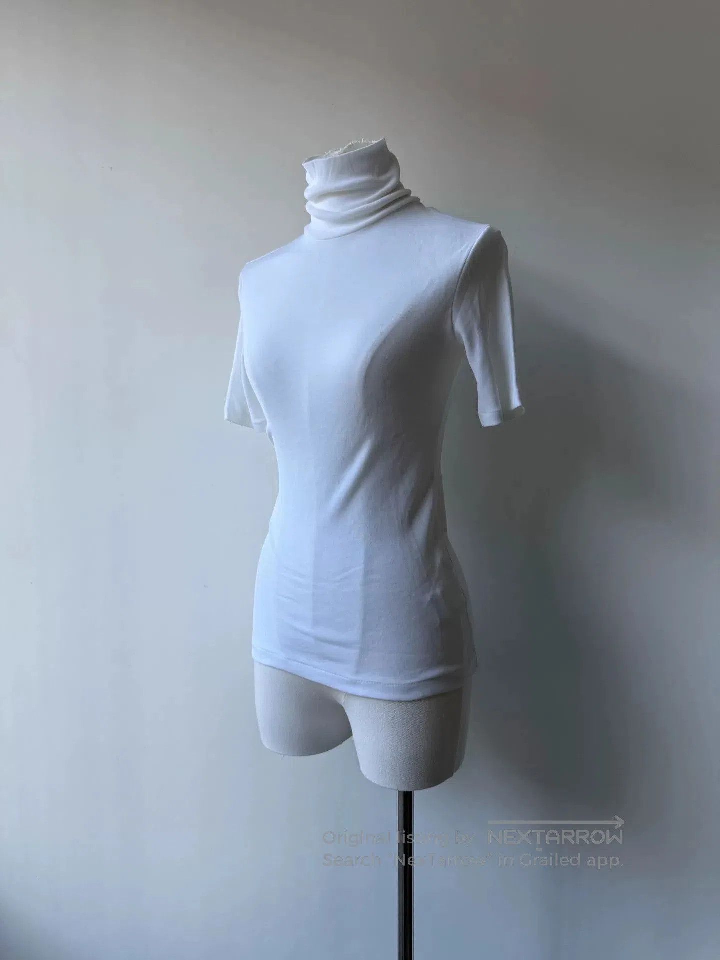 Y's Yohji Yamamoto Y's High Neck Short Sleeve T-Shirt. Size M / US 6-8 / IT 42-44 - 2 Thumbnail