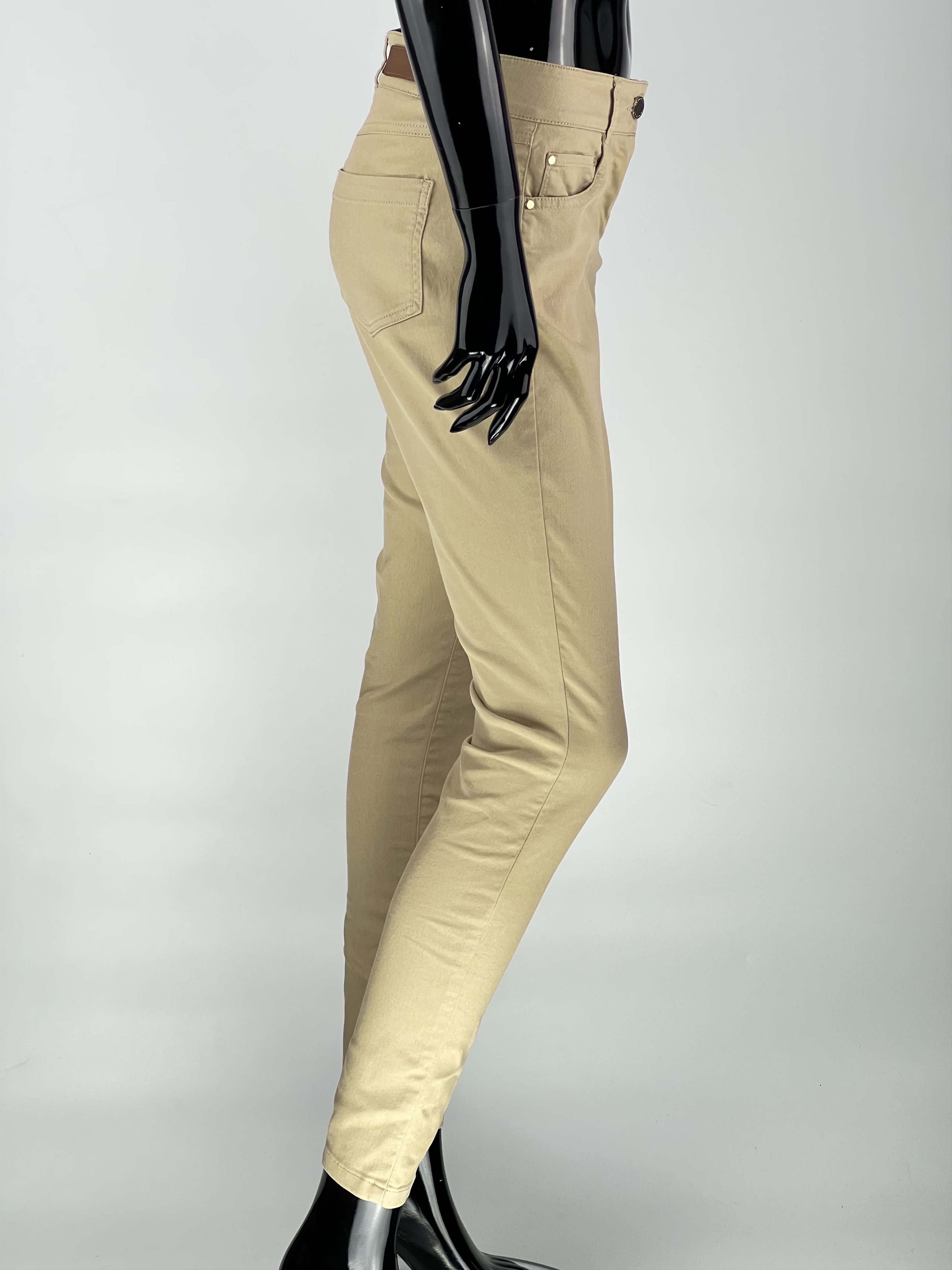 Max Mara Penny Black Beige Skinny Jeans Size US 2 Size 26" / US 2 / IT 38 - 2 Thumbnail