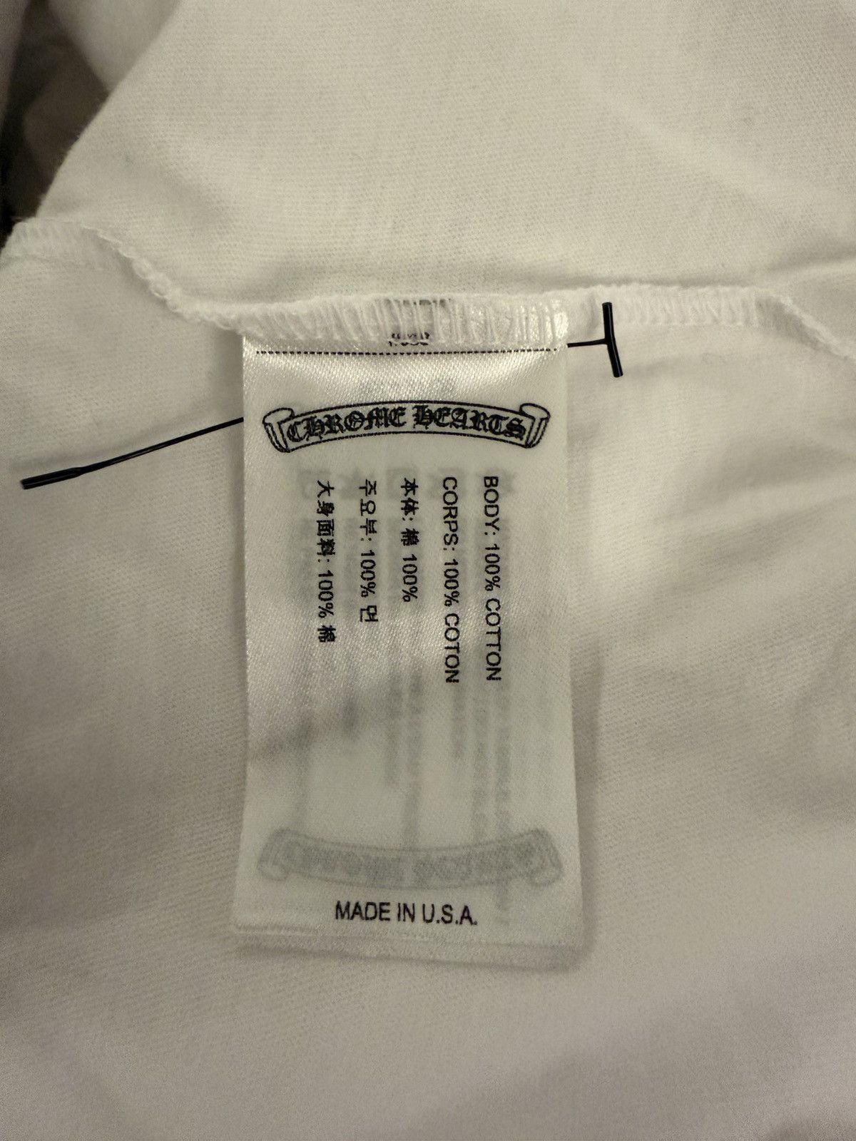 Chrome Hearts Chrome Hearts White St Barths Tee Large Size US L / EU 52-54 / 3 - 3 Thumbnail