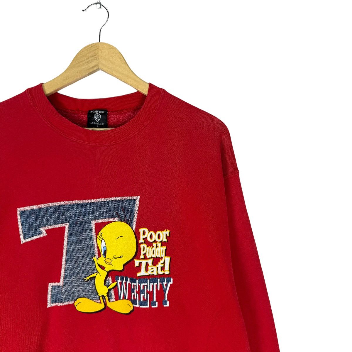 Cartoon Network ⚡️VINTAGE 90s TWEETY LOONEY TUNES SWEATSHIRT CREWNECK Size US L / EU 52-54 / 3 - 3 Thumbnail