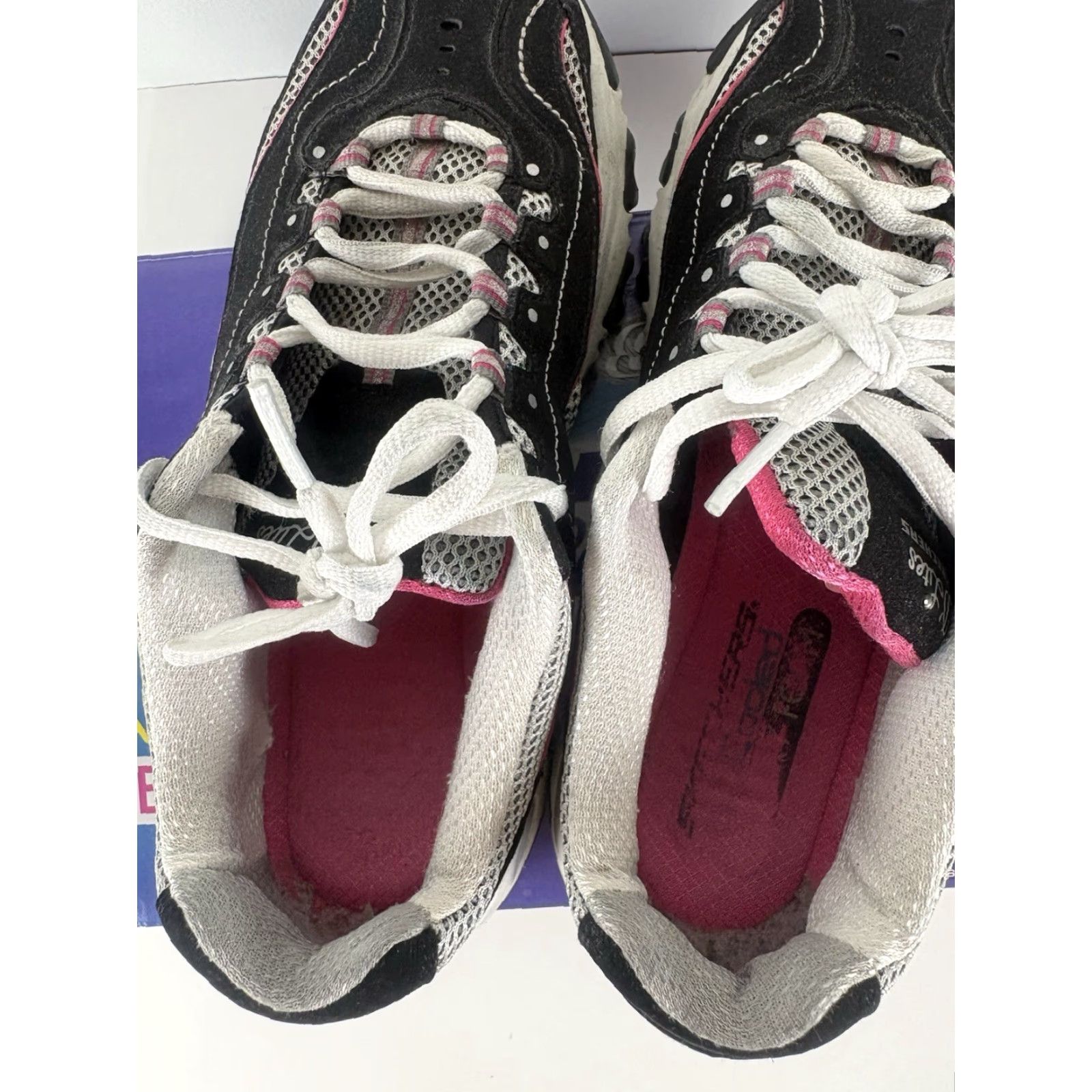 SKECHERS Skechers D’Lites Air Cooled Memory Foam Lace Up Sneakers Womens Size 7.5 Shoes Size US 8 / IT 38 - 4 Thumbnail