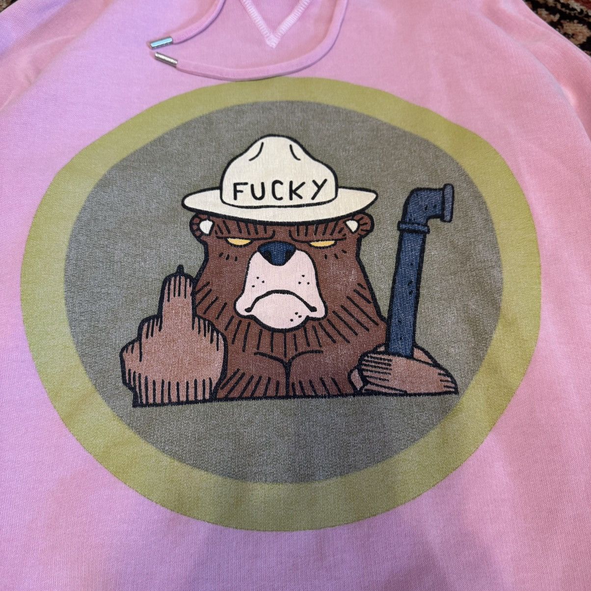 Dsquared2 DSquared2 “f*cky the bear” Pink Graphic Hoodie Streetwear XS Size US XS / EU 42 / 0 - 5 Thumbnail