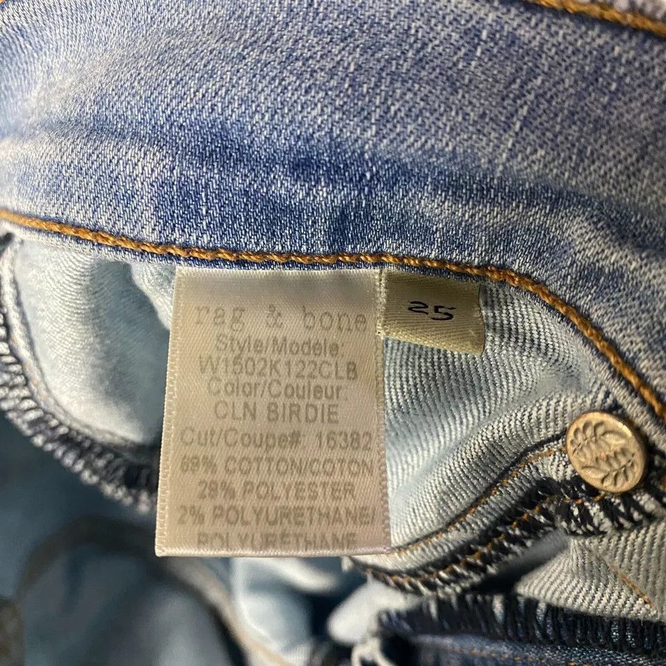 Rag & Bone Rag & Bone Jeans Women's Size 25 Skinny Distressed Stretch Size 25" / US 0 / IT 36 - 9 Thumbnail