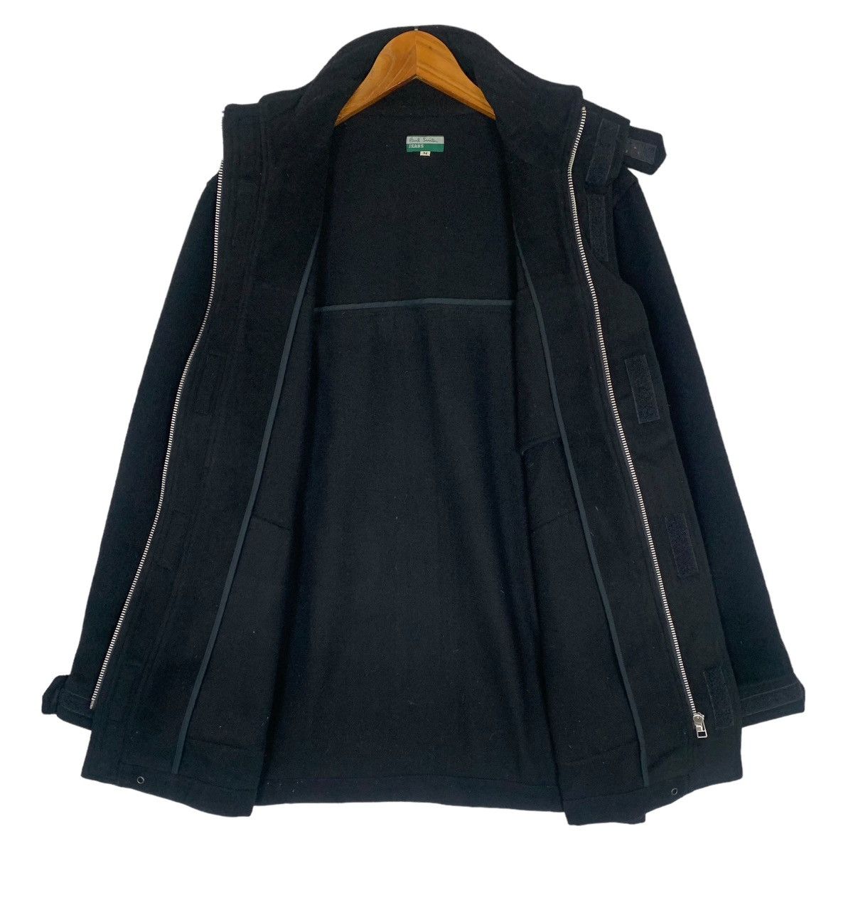 Designer Paul Smith Jeans Designed ZipperUp Jacket colour Black Size US M / EU 48-50 / 2 - 6 Thumbnail